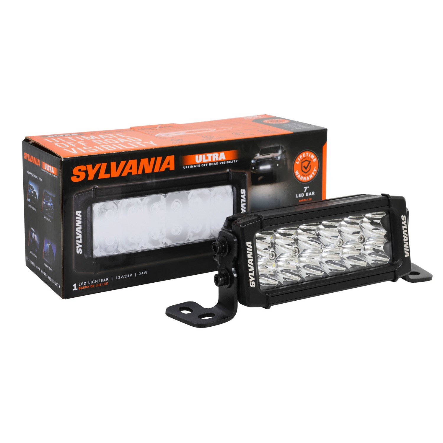 SYLVANIA Ultra 7 Inch LED Light Bar - Spot