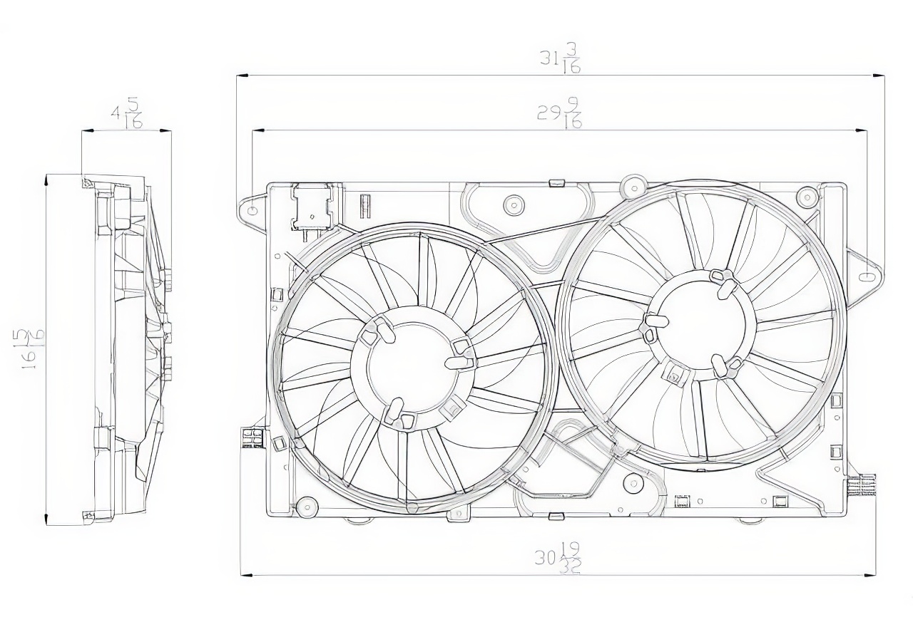Engine Cooling Fan Assembly