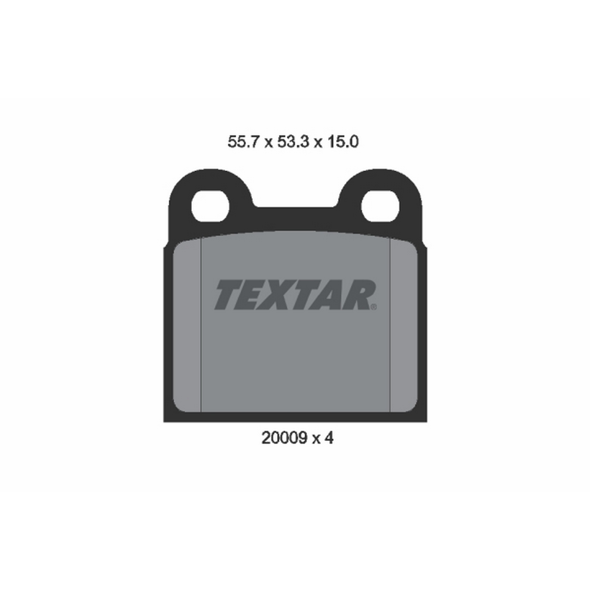 High-quality brake pad set for reliable braking performance