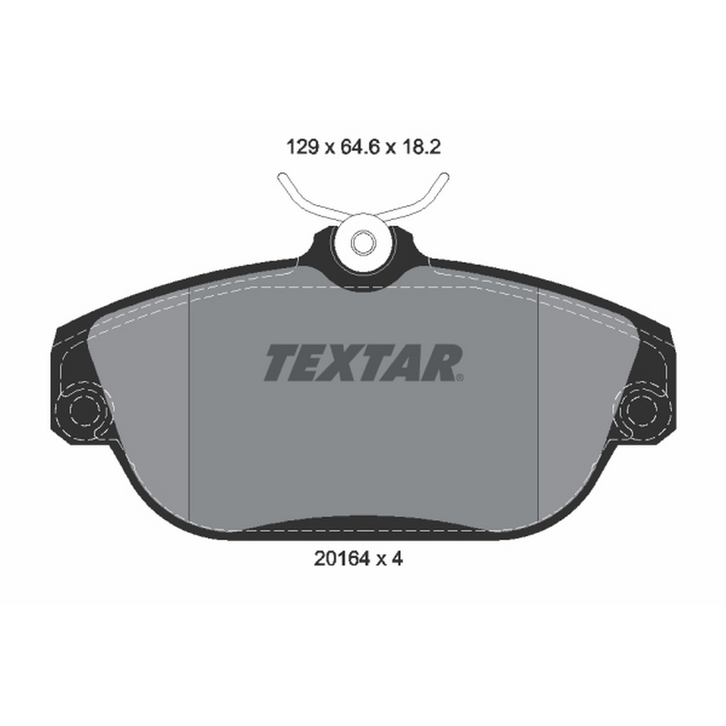 High-quality brake pad set for reliable braking performance