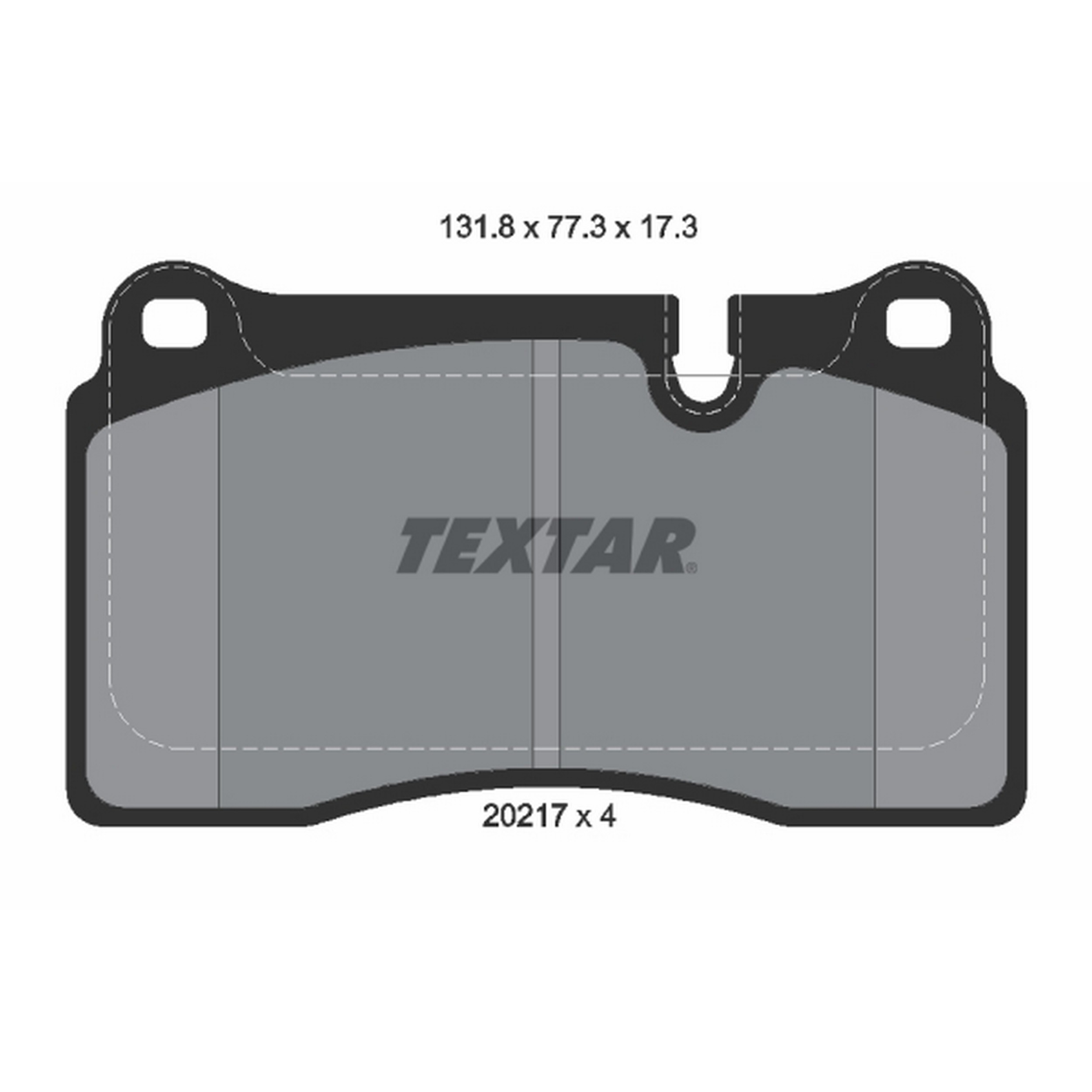 High-quality brake pad set for reliable braking performance