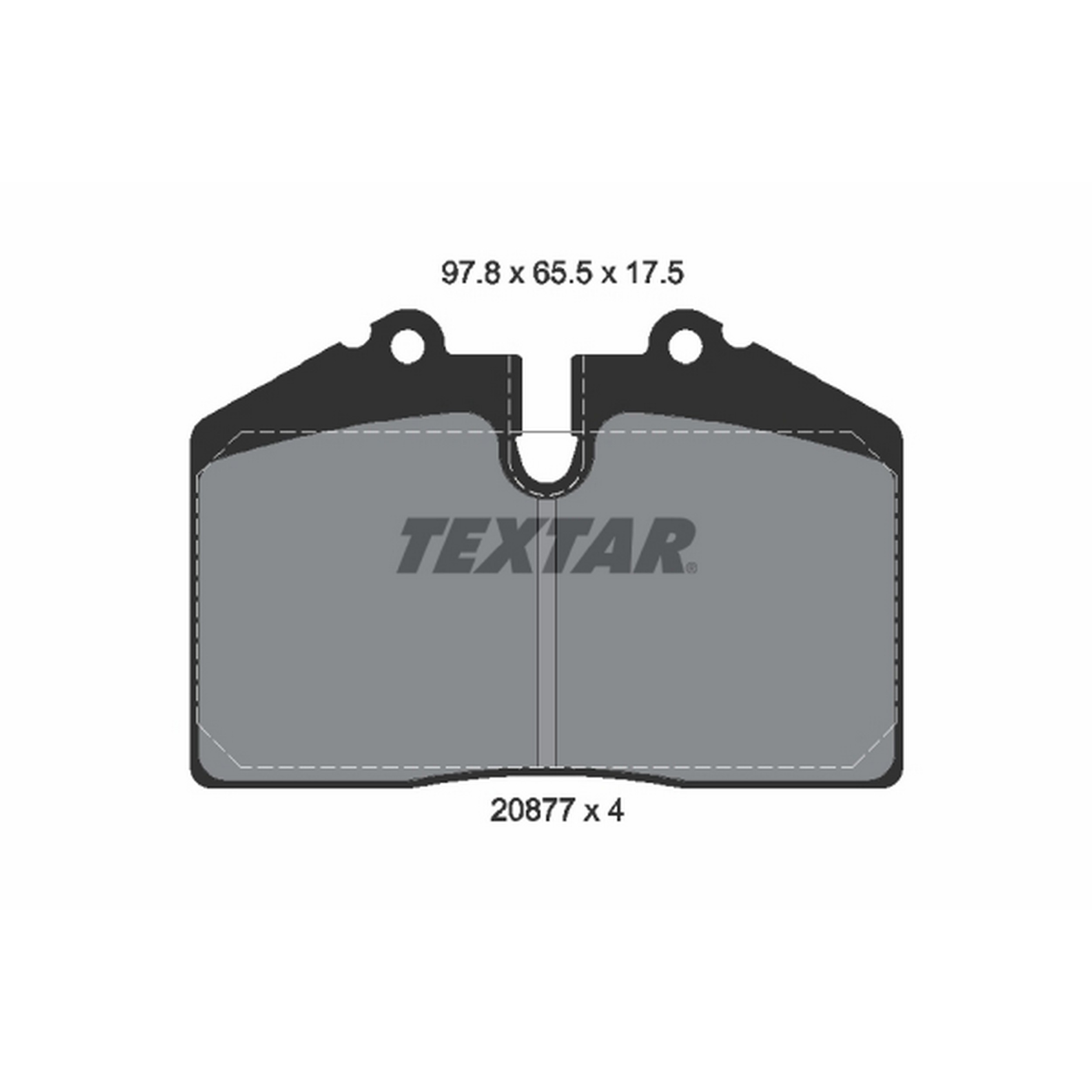 High-quality brake pad set for reliable braking performance