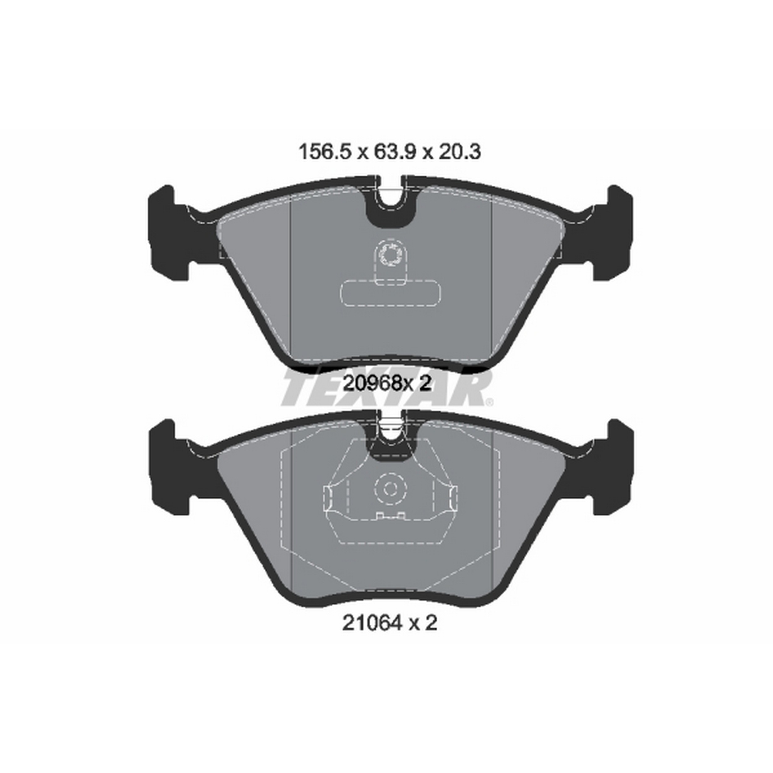 High-quality brake pad set for reliable braking performance