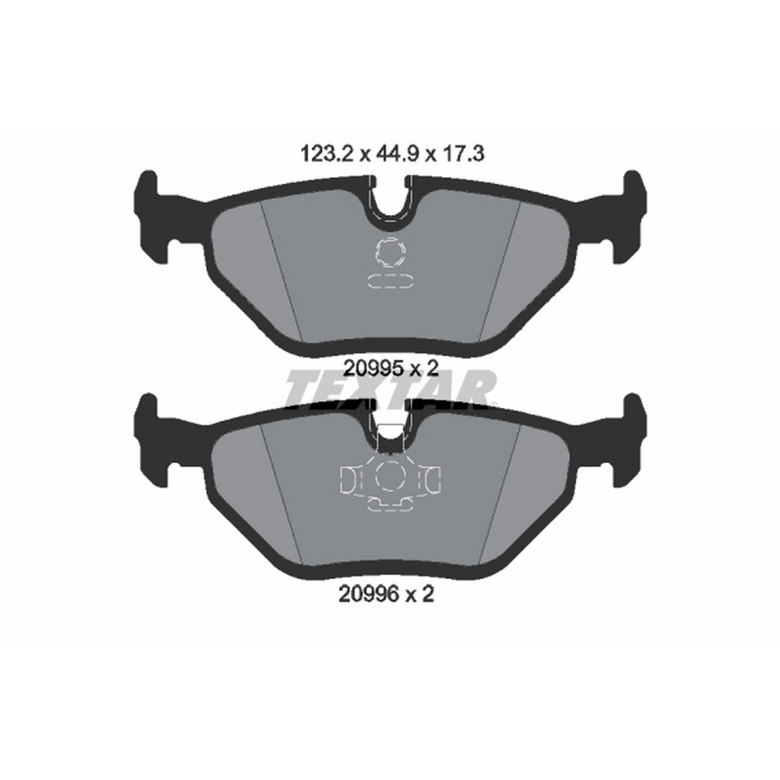 High-quality brake pad set for reliable braking performance