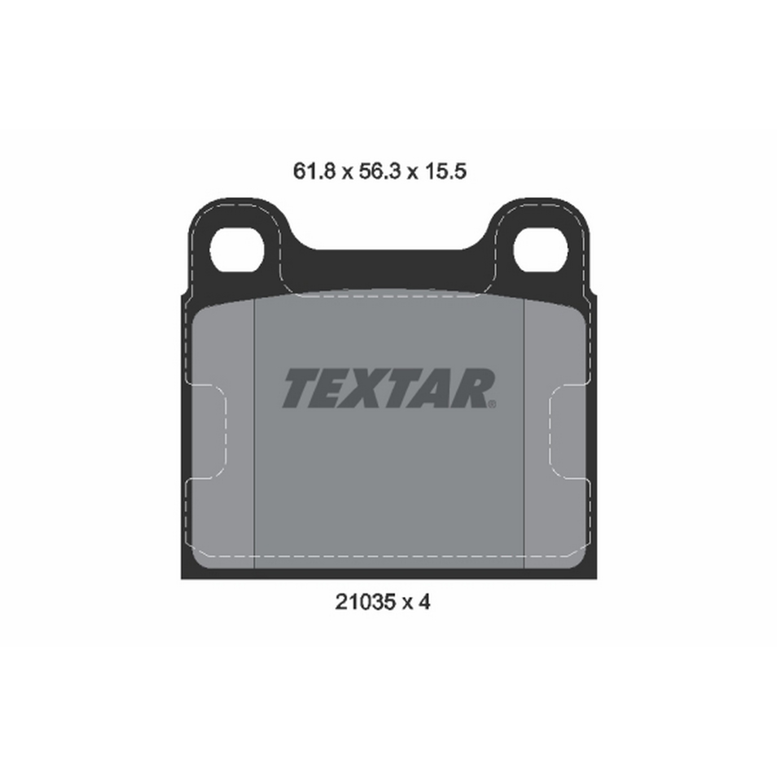 High-quality brake pad set for reliable braking performance