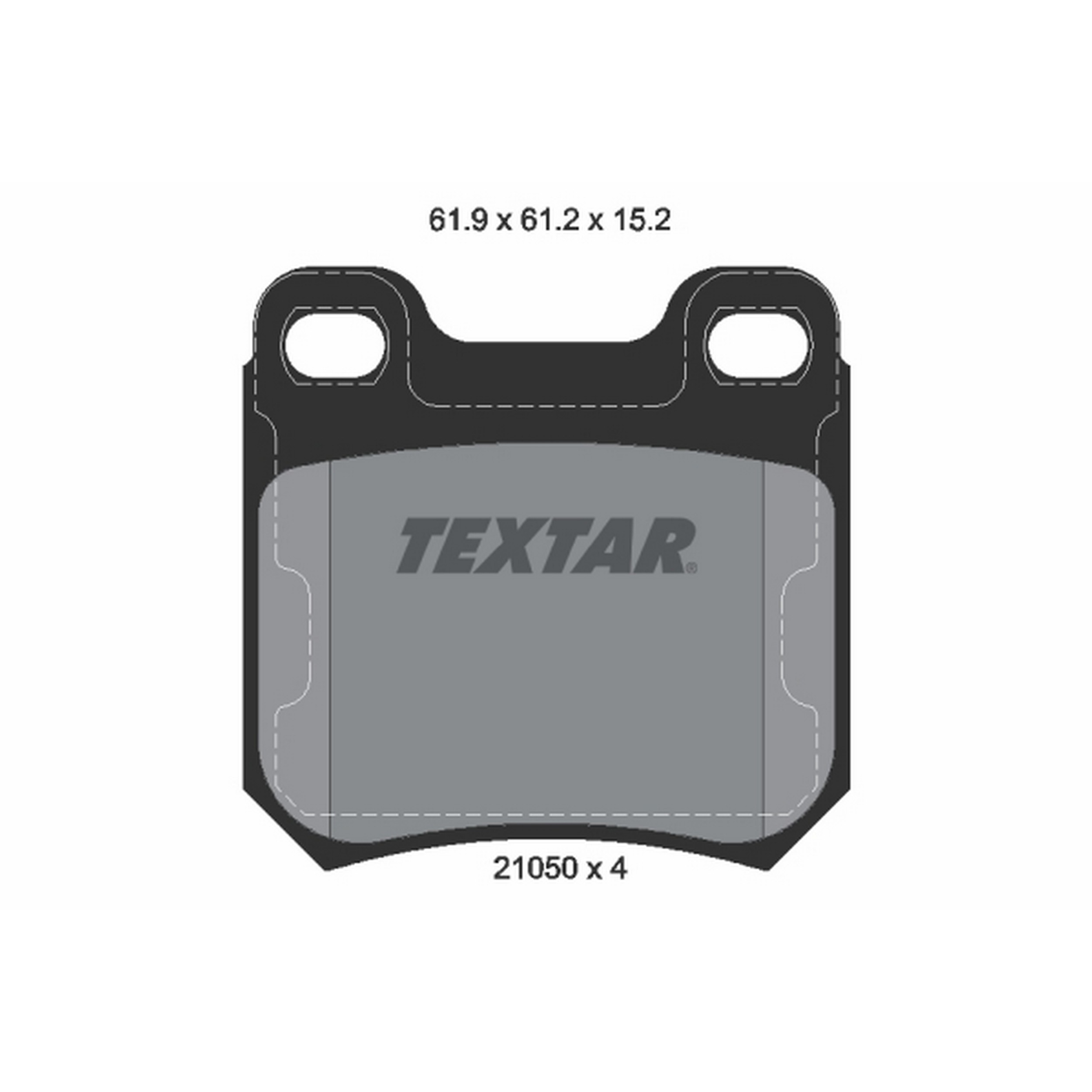 High-quality brake pad set for reliable braking performance