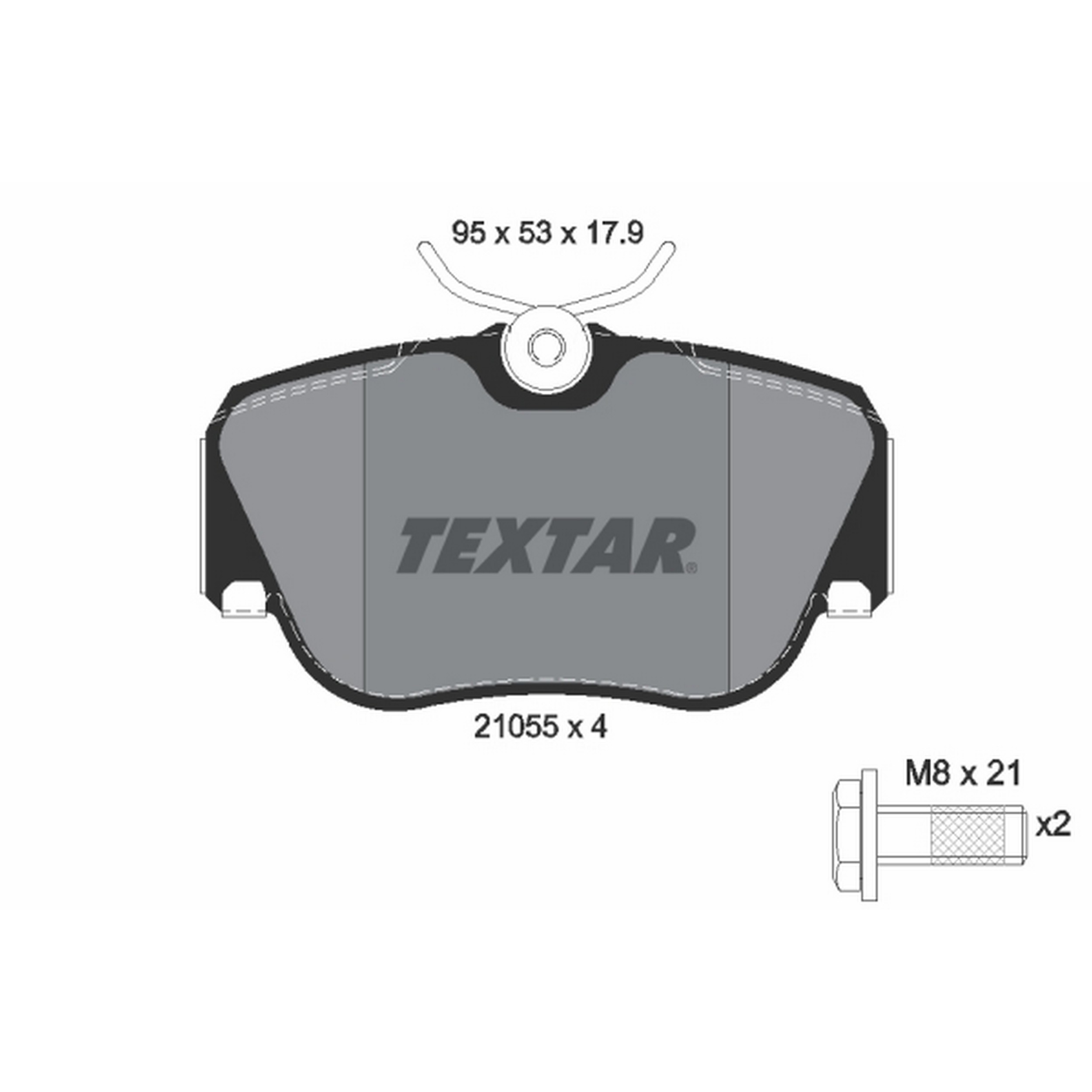 High-quality brake pad set for reliable braking performance
