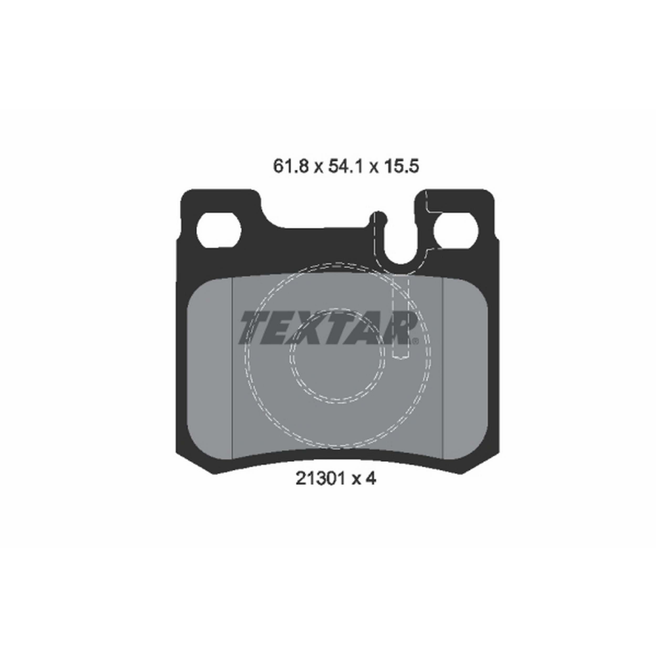 High-quality brake pad set for reliable braking performance