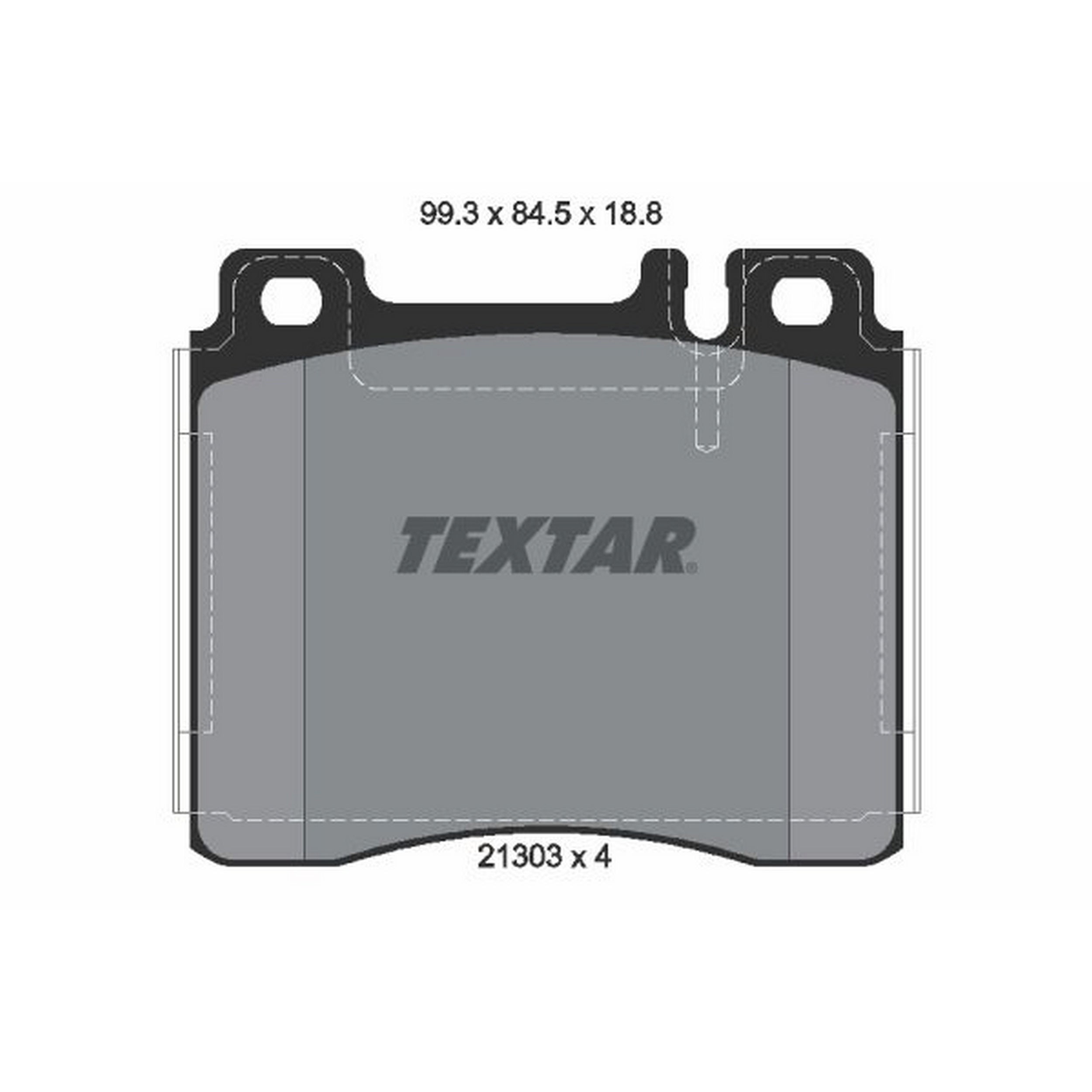 High-quality brake pad set for reliable braking performance