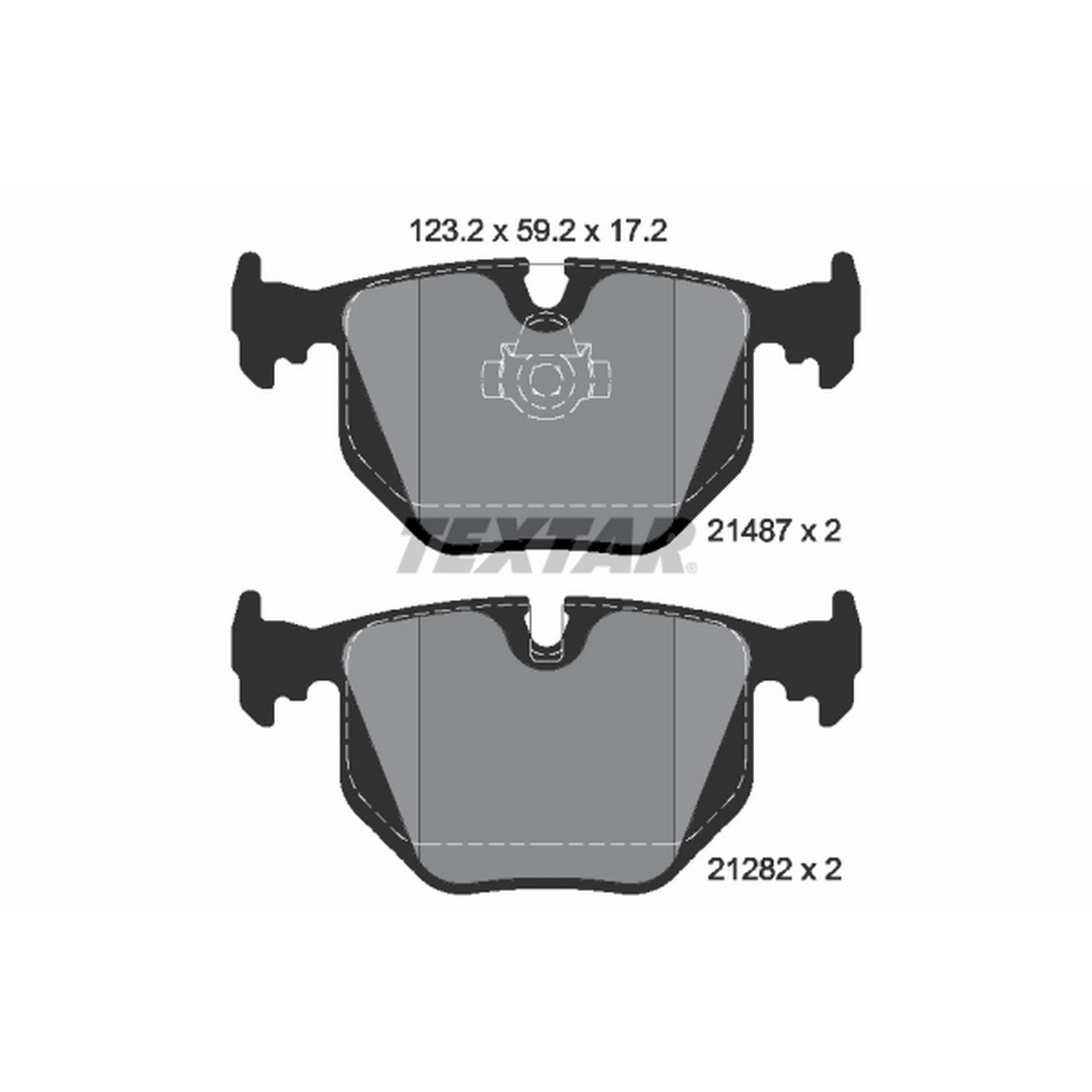 High-quality brake pad set for reliable braking performance