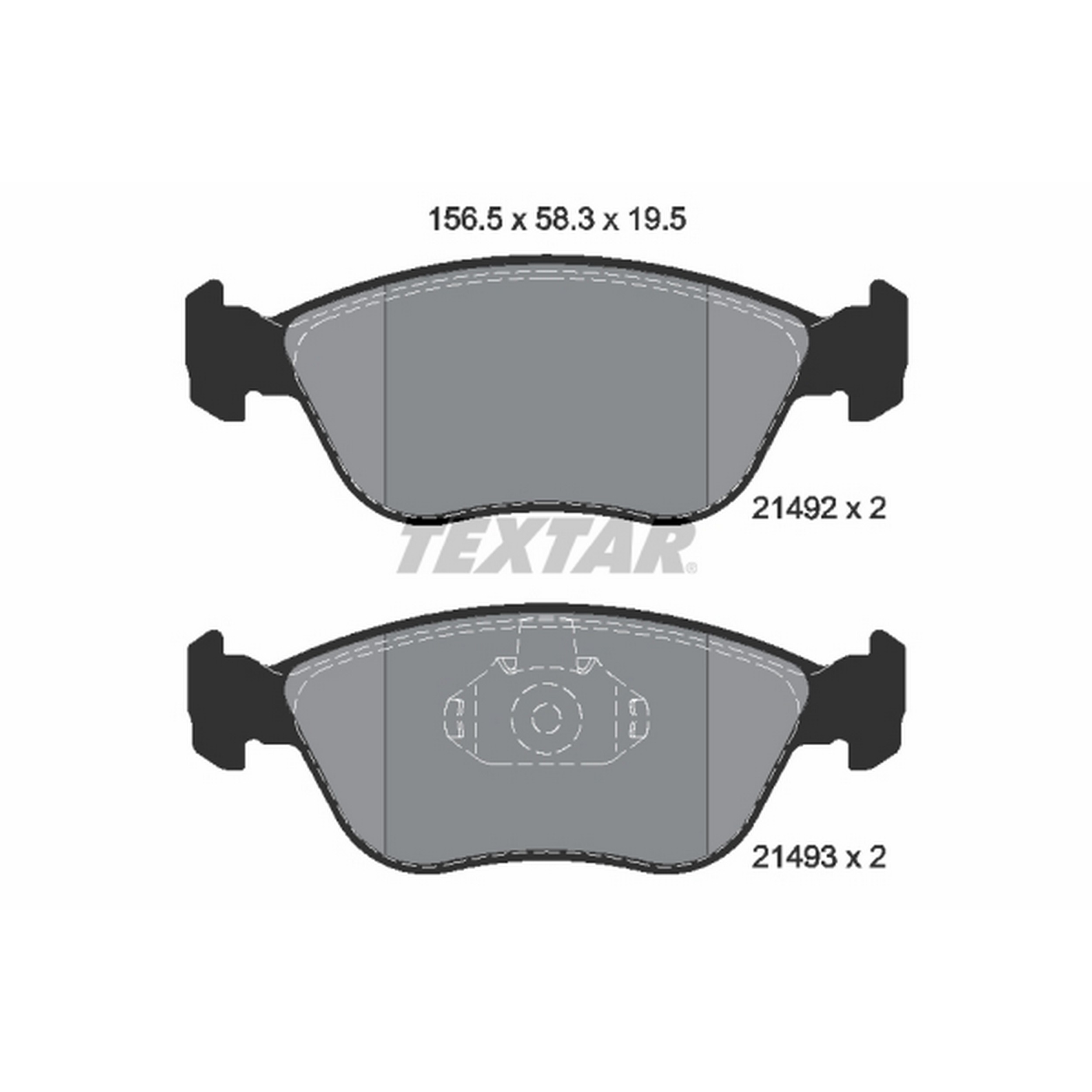 High-quality brake pad set for reliable braking performance