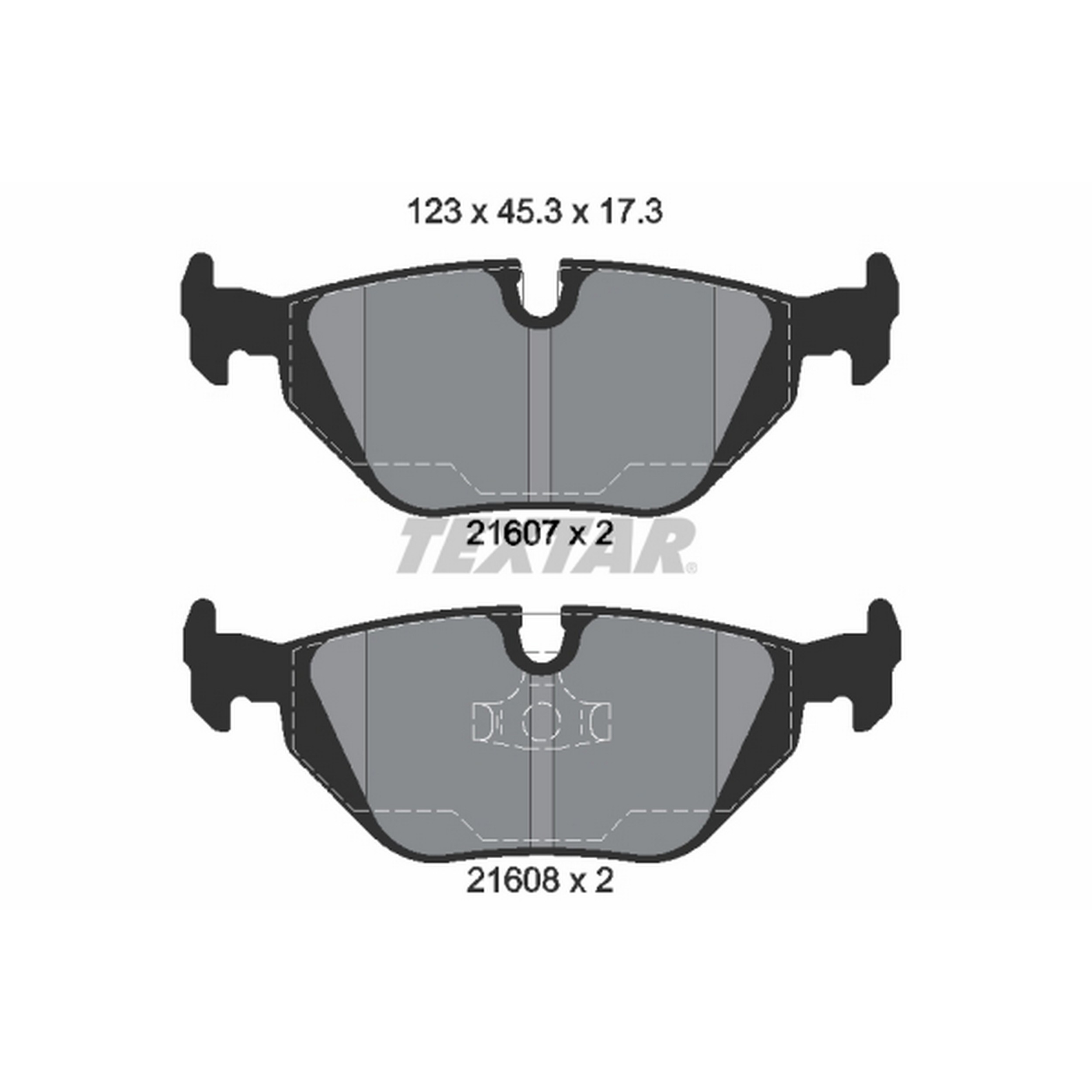 High-quality brake pad set for reliable braking performance