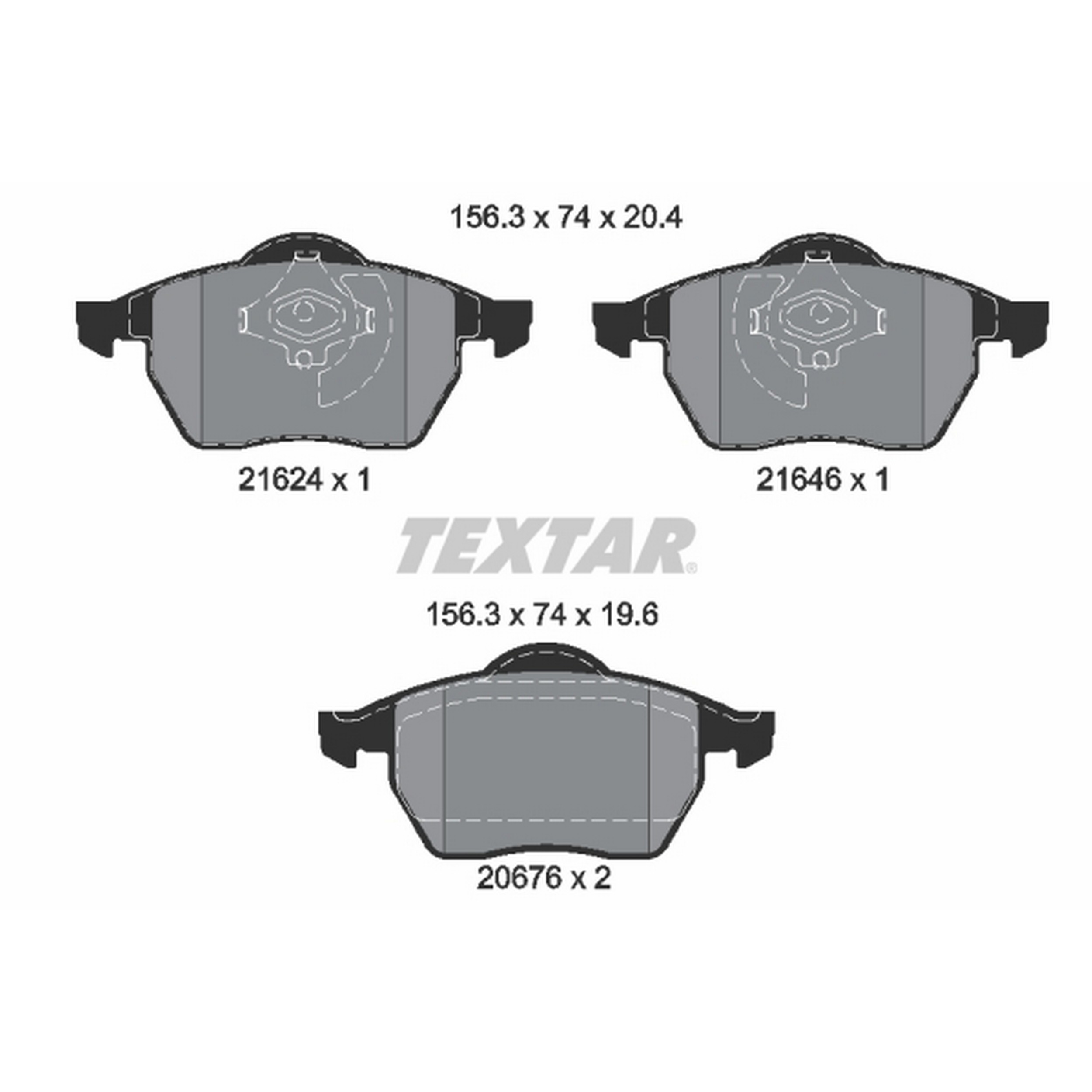 High-quality brake pad set for reliable braking performance