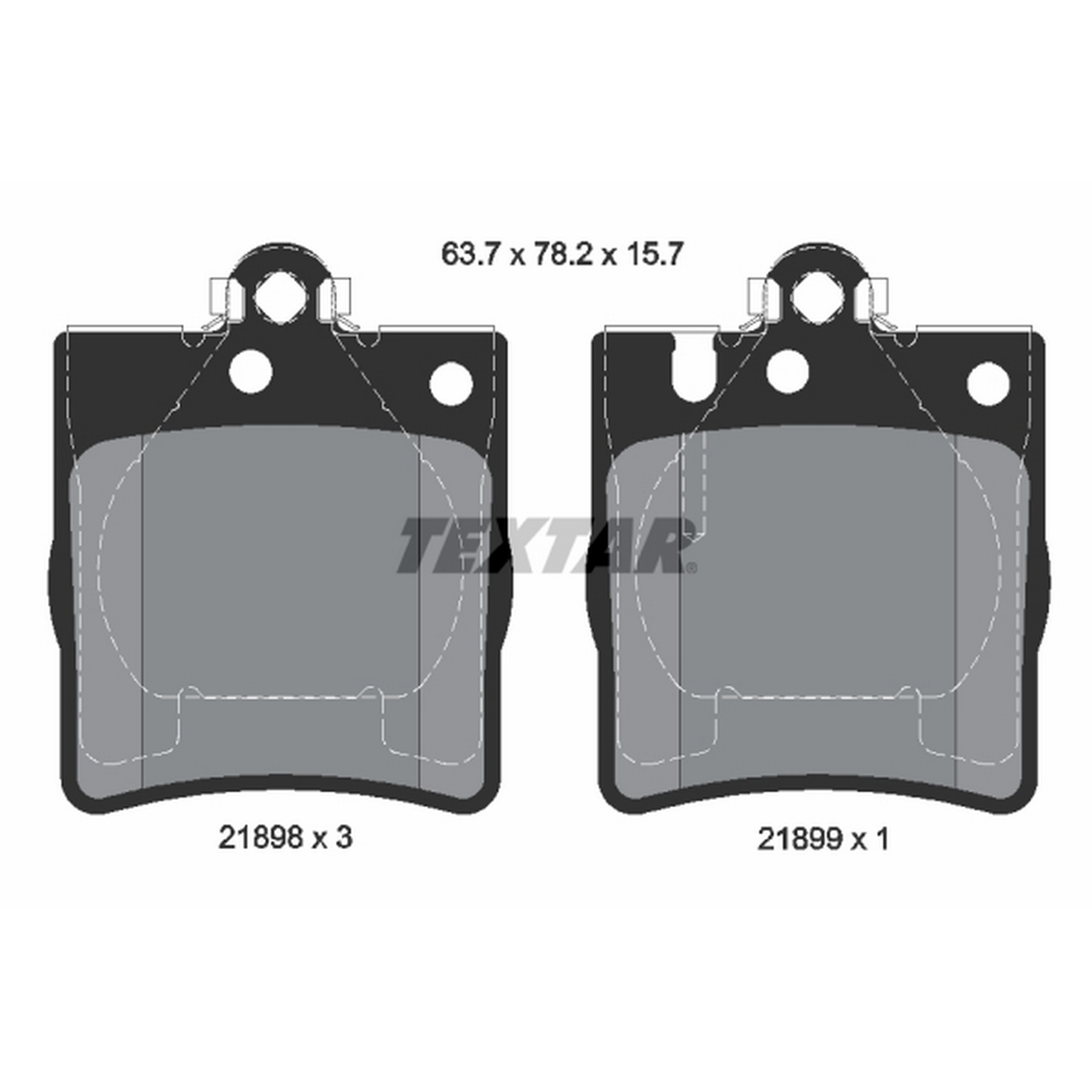 High-quality brake pad set for reliable braking performance