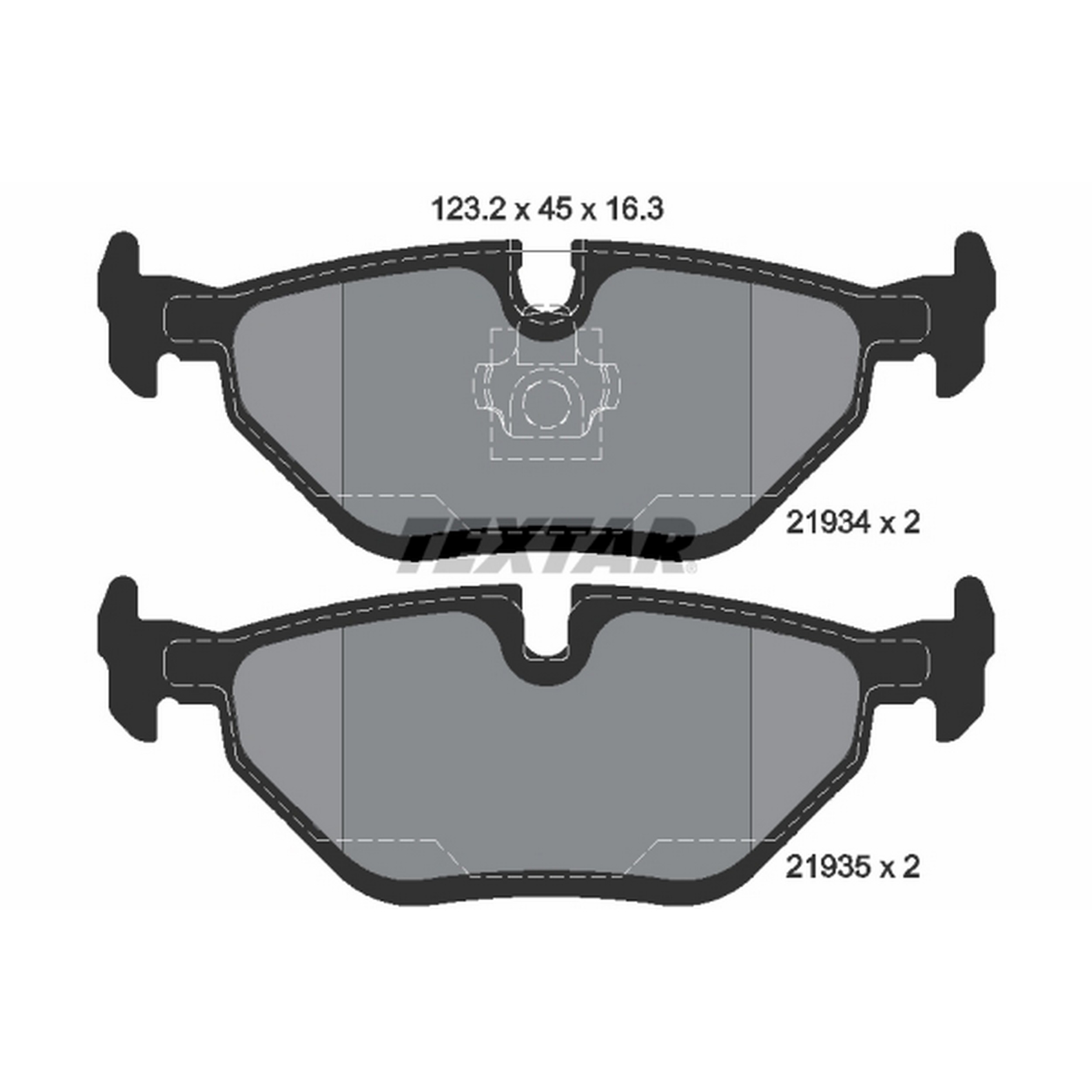High-quality brake pad set for reliable braking performance