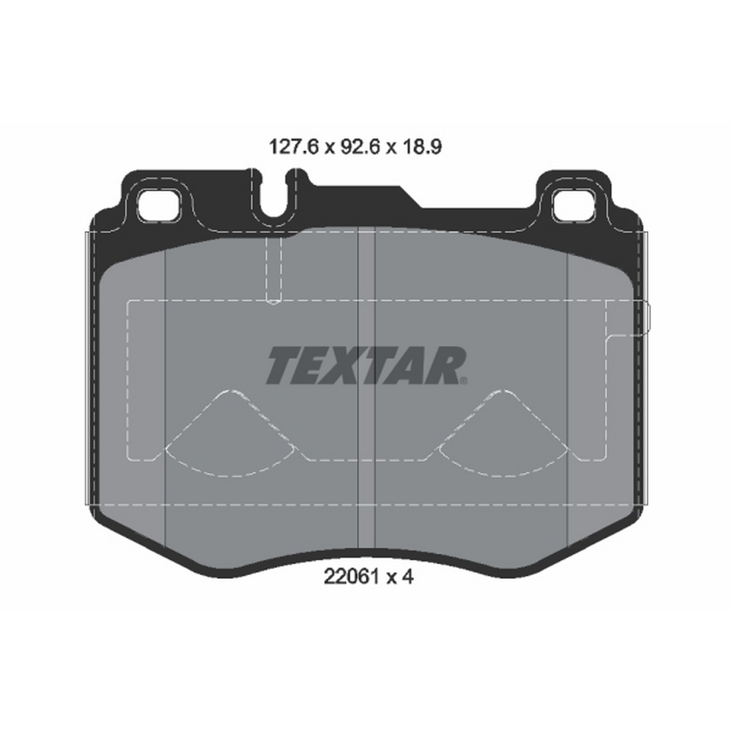 High-quality brake pad set for reliable braking performance