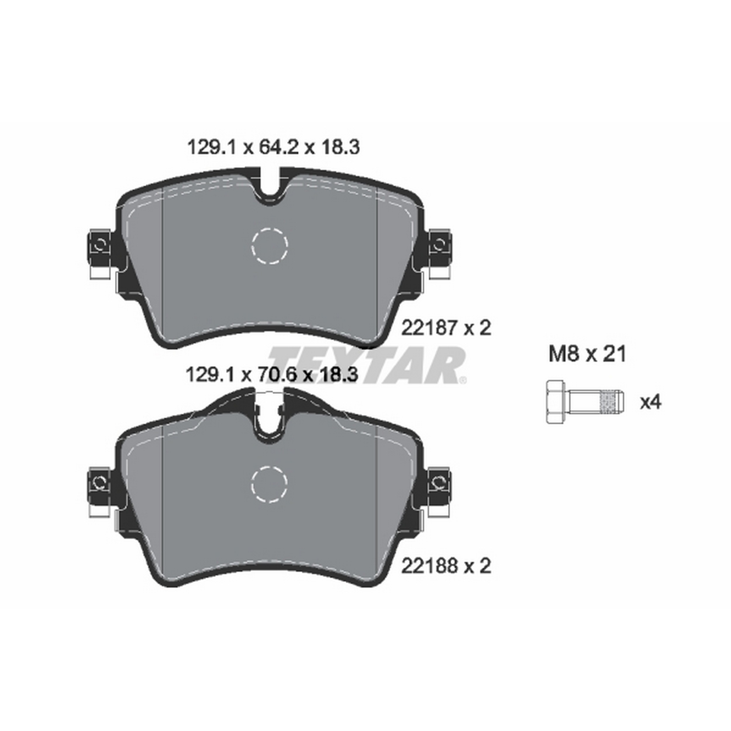 High-quality brake pad set for reliable braking performance