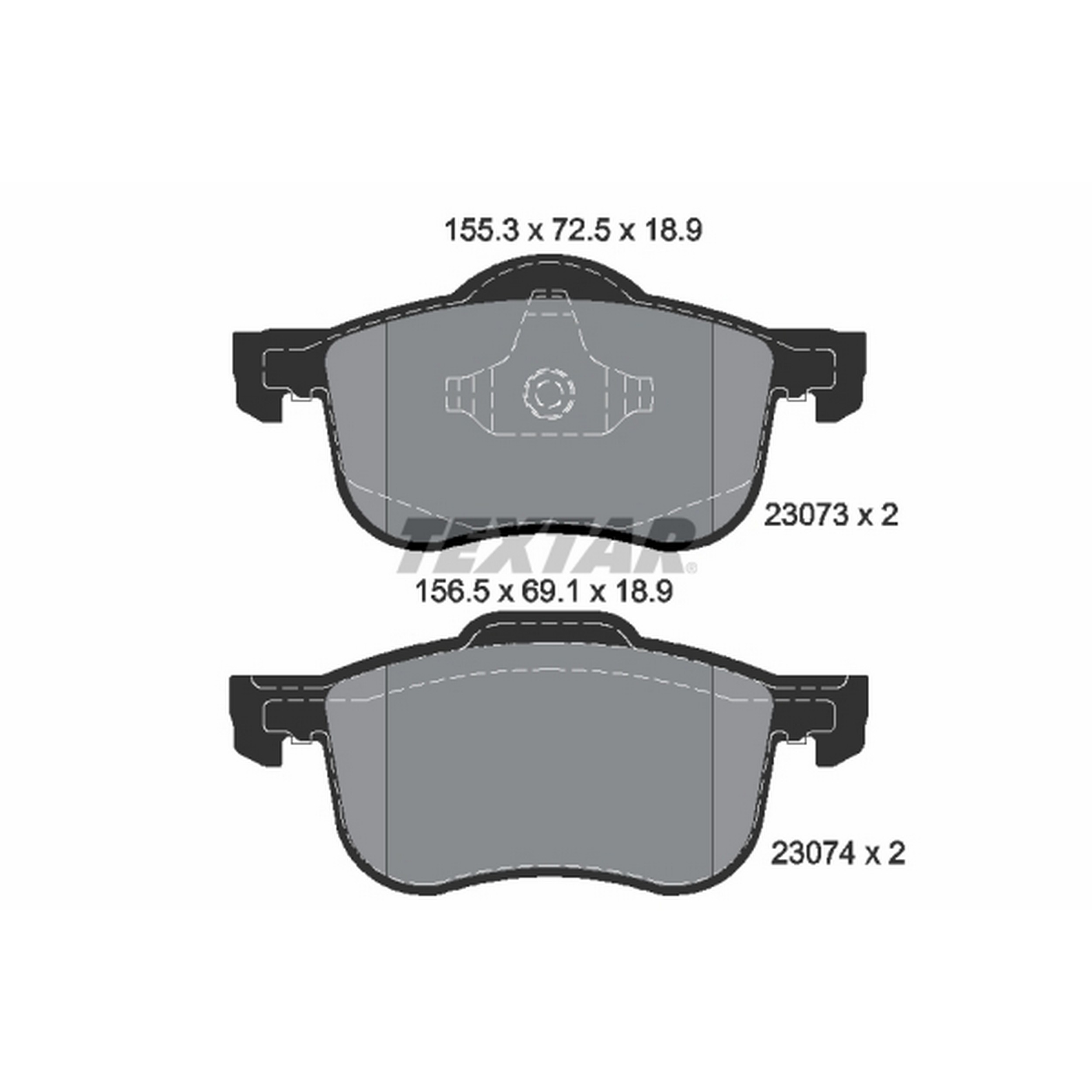 High-quality brake pad set for reliable braking performance