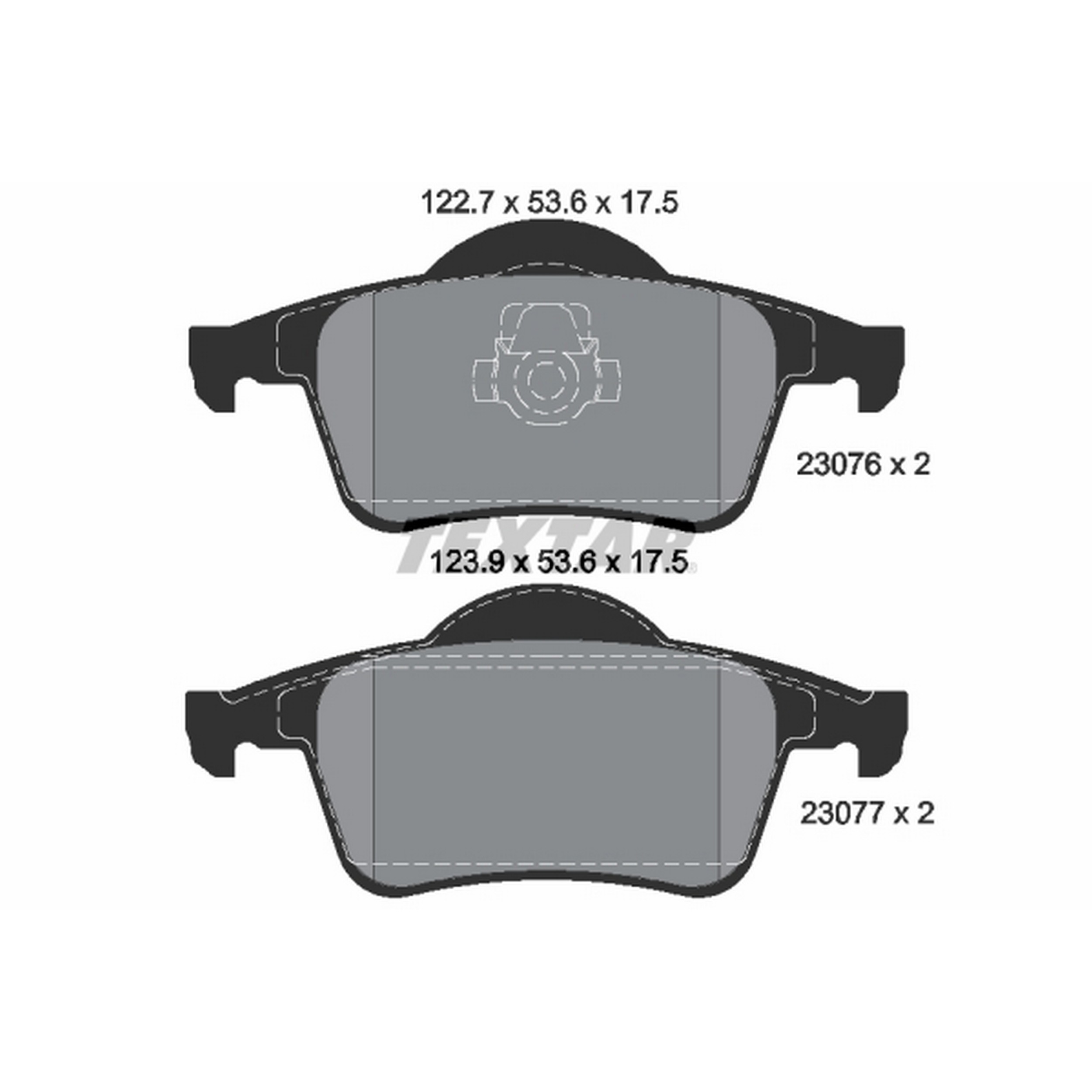 High-quality brake pad set for reliable braking performance