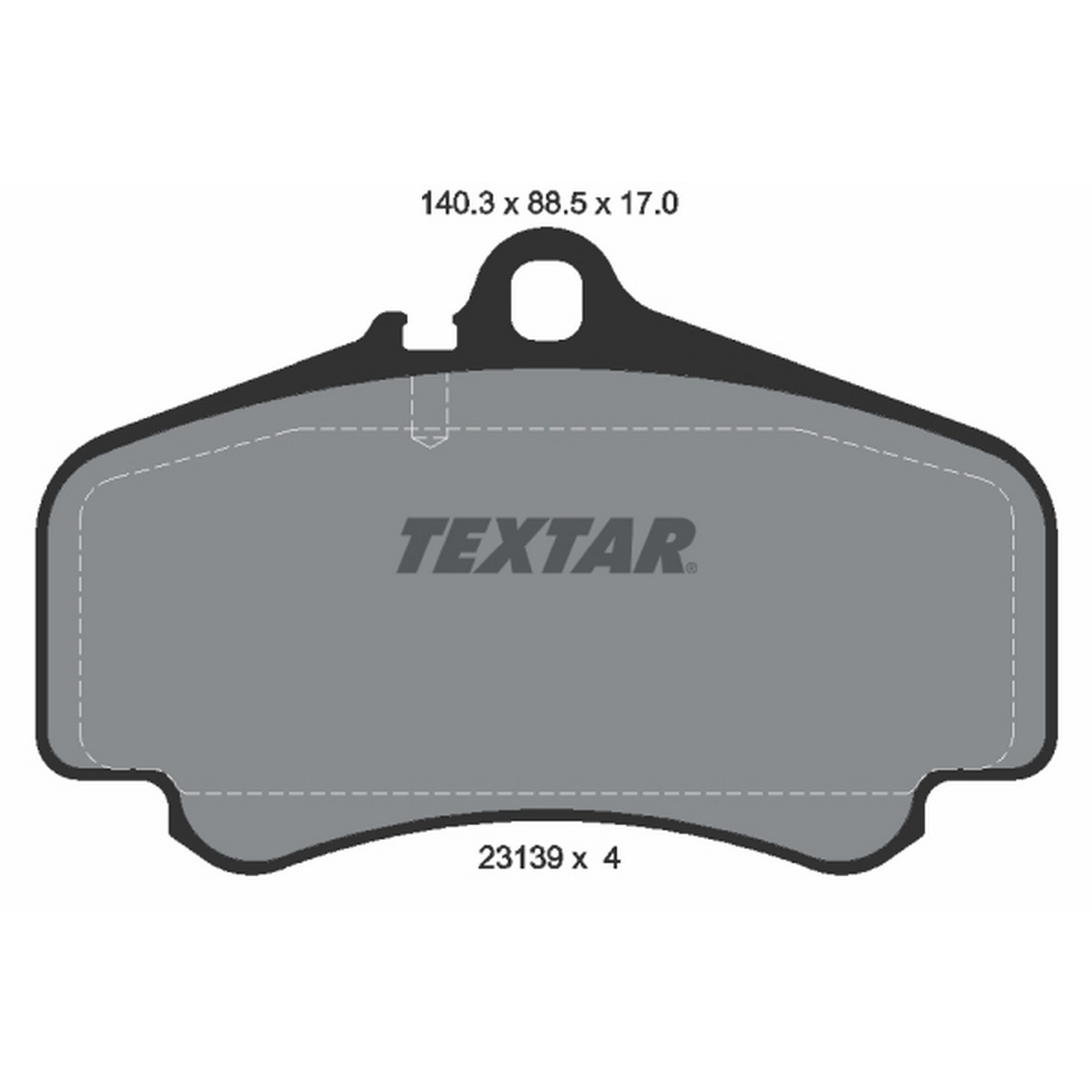 High-quality brake pad set for reliable braking performance