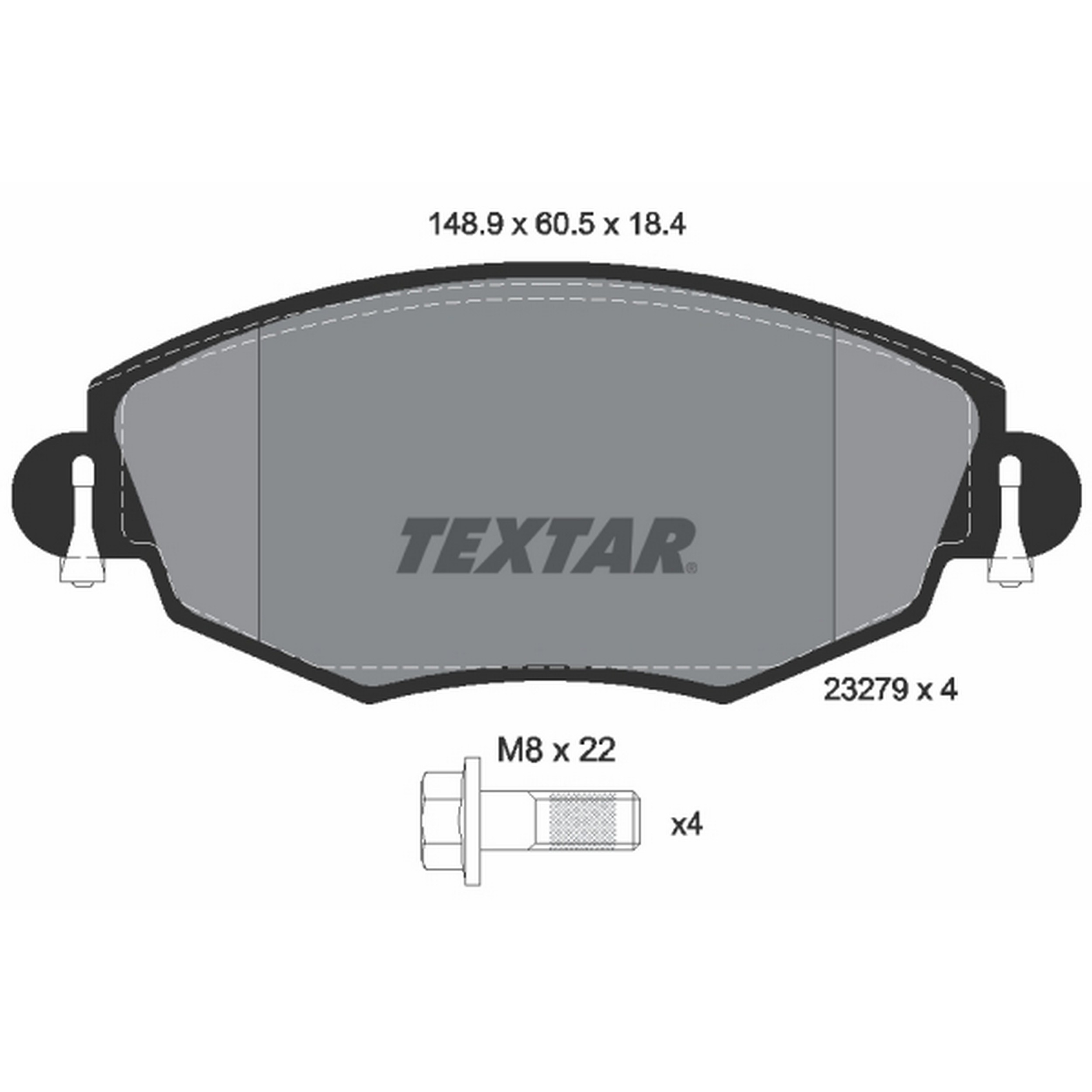 High-quality brake pad set for reliable braking performance