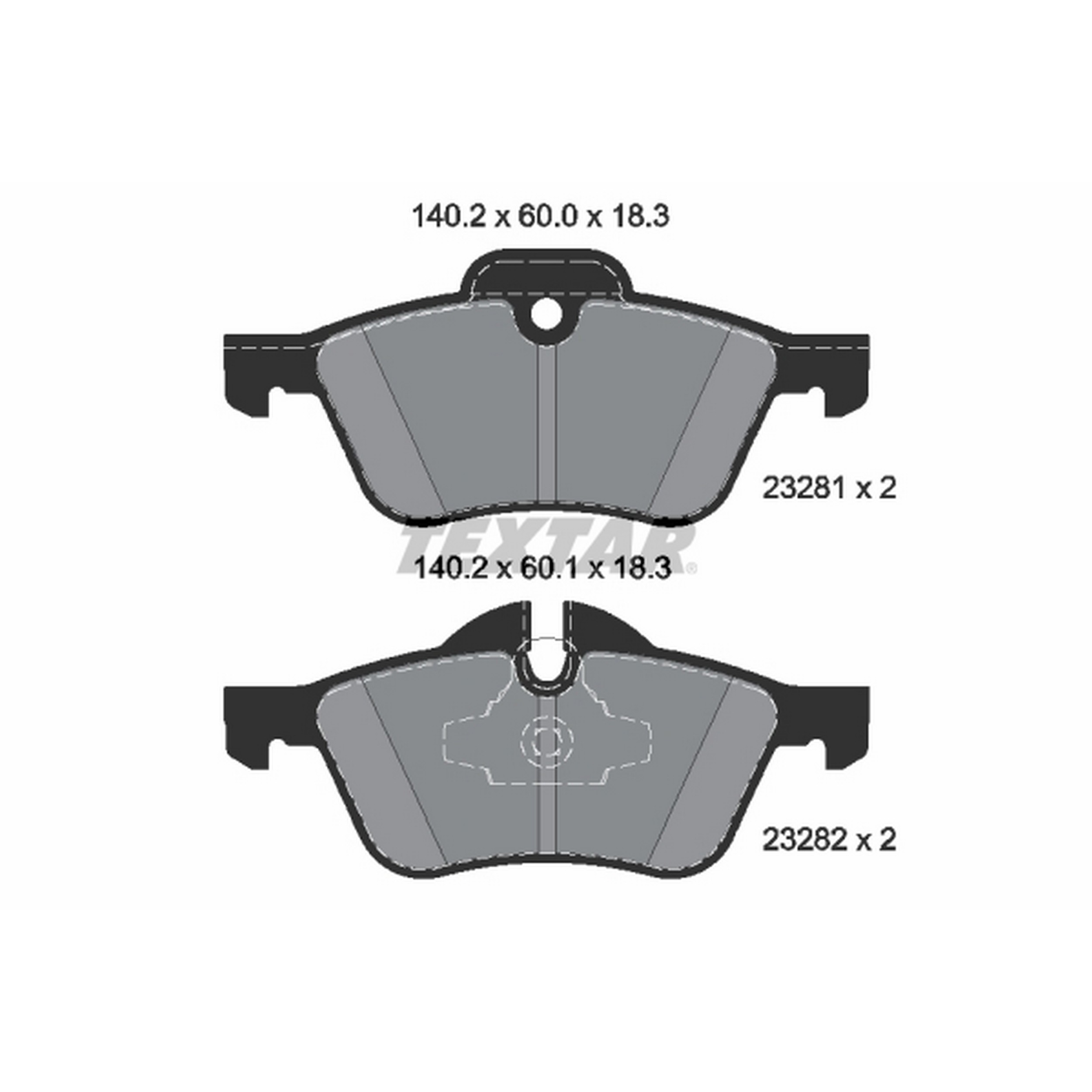 High-quality brake pad set for reliable braking performance