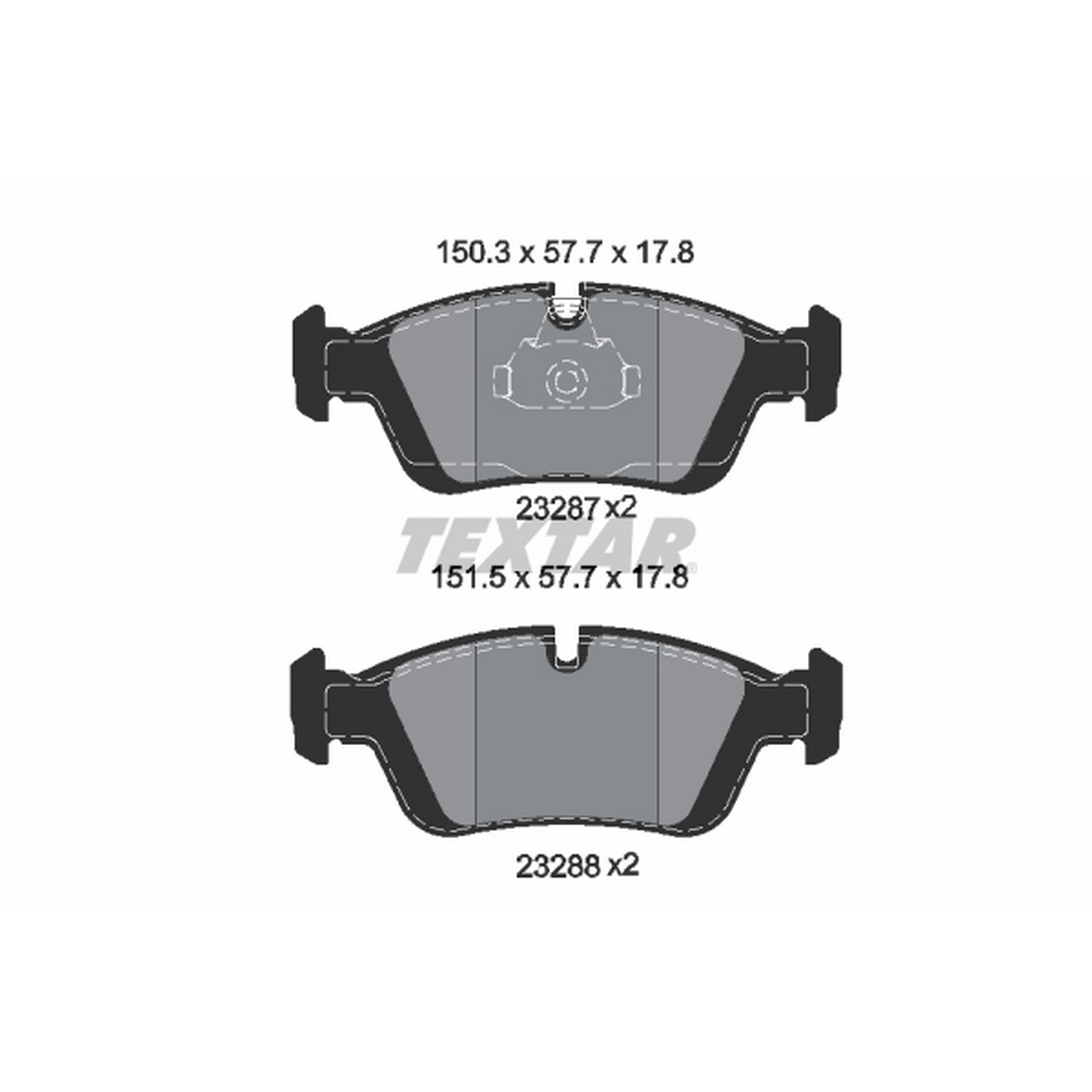 High-quality brake pad set for reliable braking performance