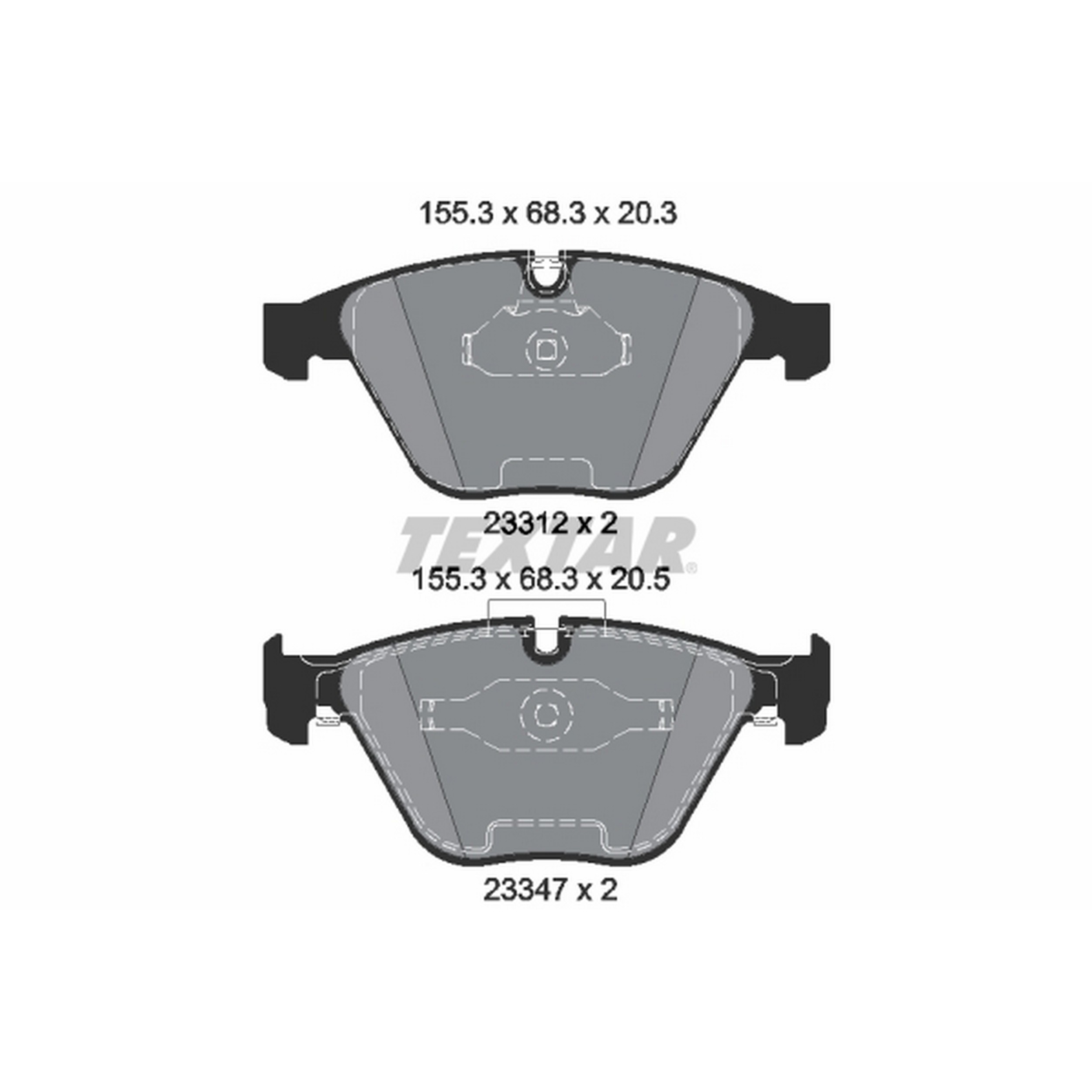 High-quality brake pad set for reliable braking performance