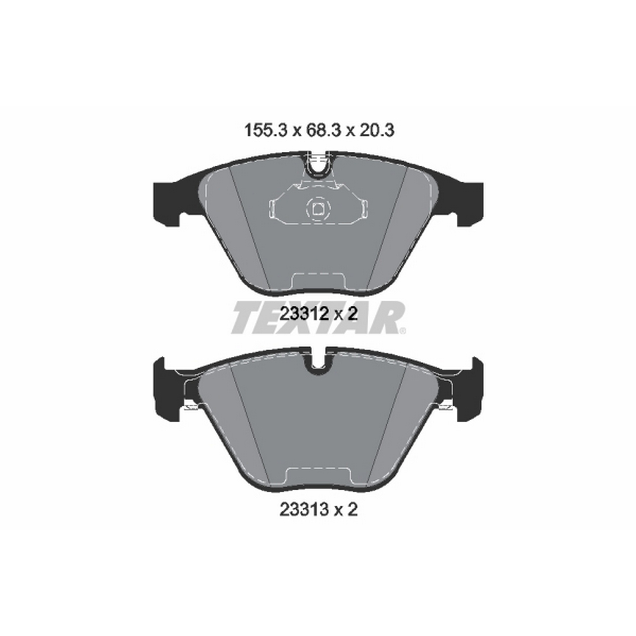 High-quality brake pad set for reliable braking performance