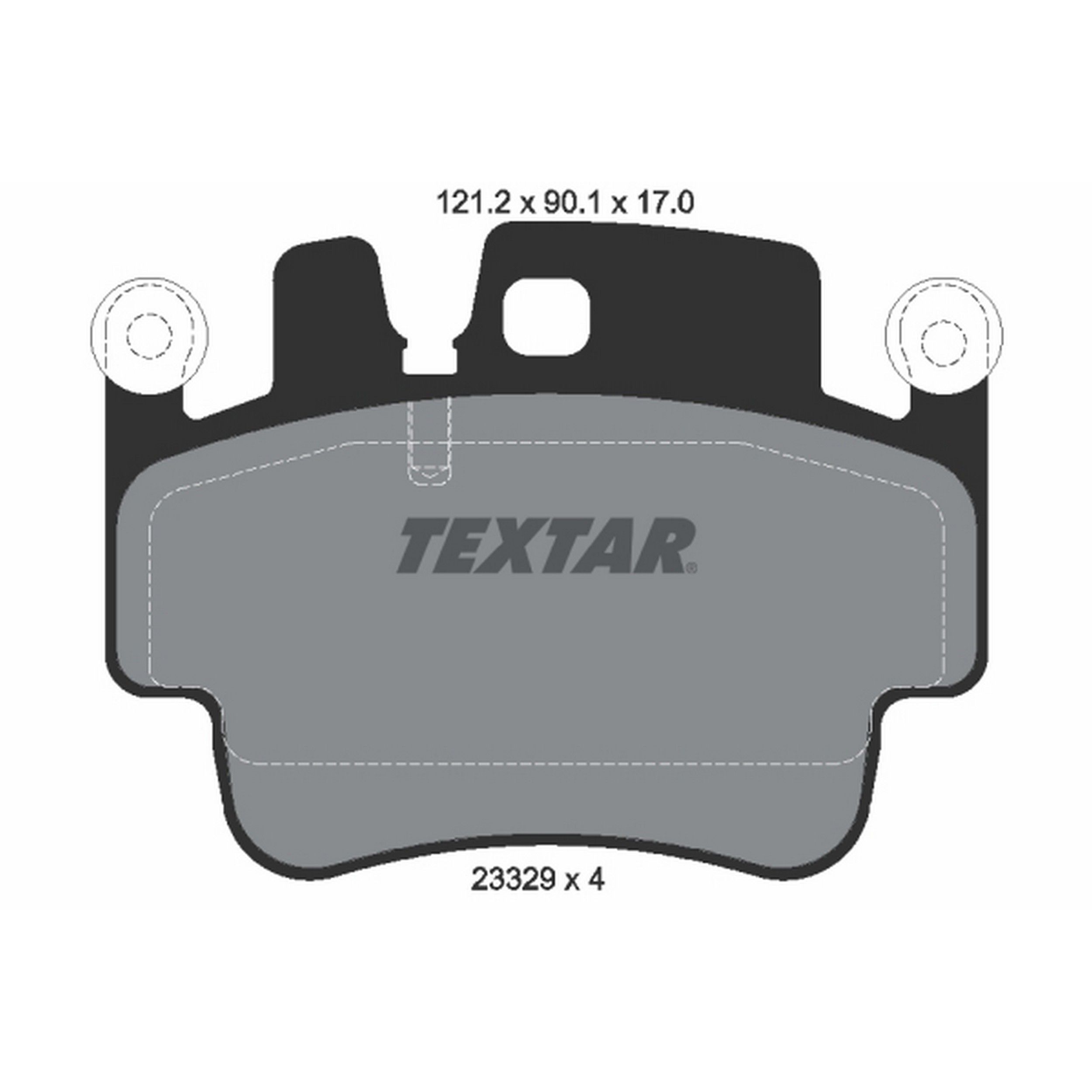 High-quality brake pad set for reliable braking performance