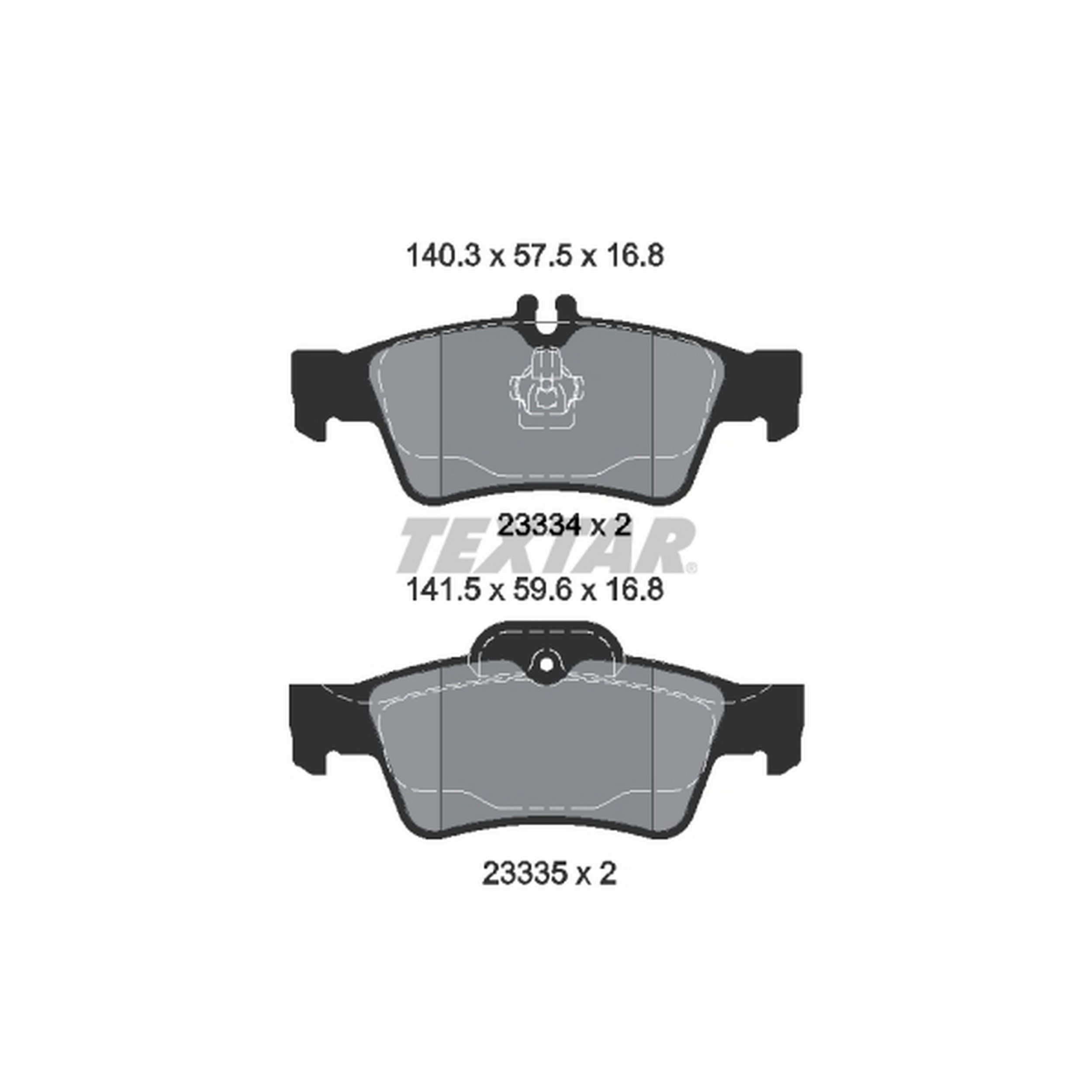 High-quality brake pad set for reliable braking performance