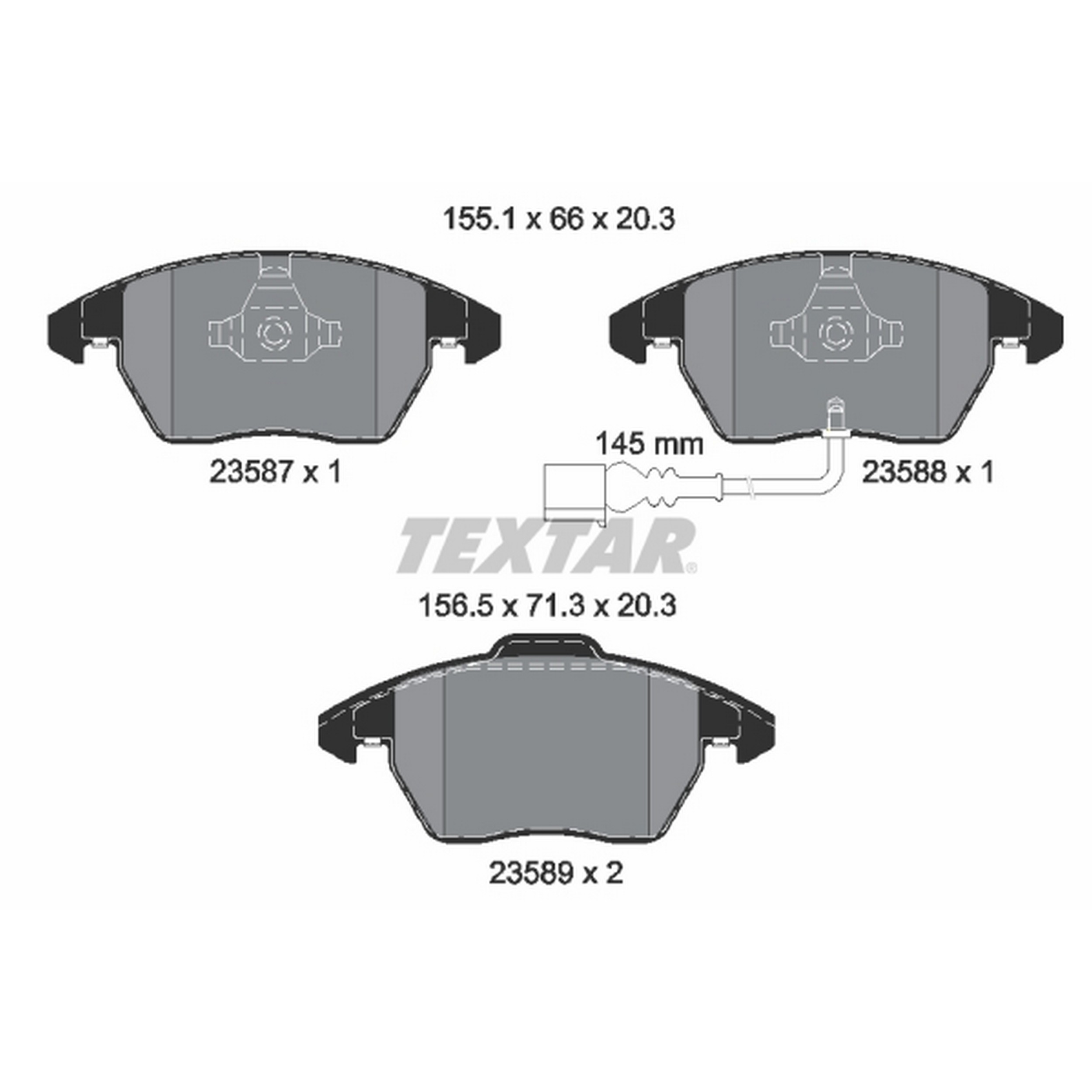 High-quality brake pad set for reliable braking performance
