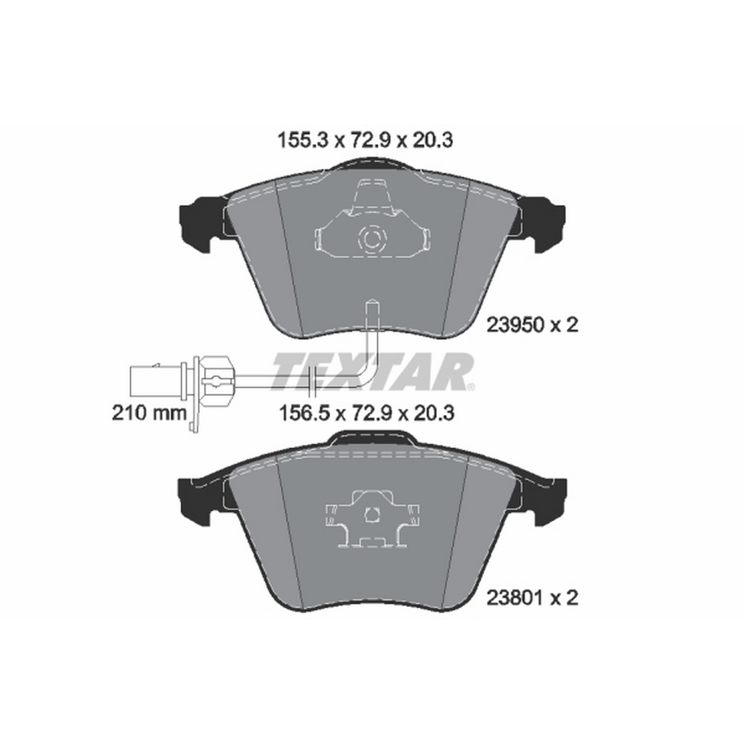High-quality brake pad set for reliable braking performance