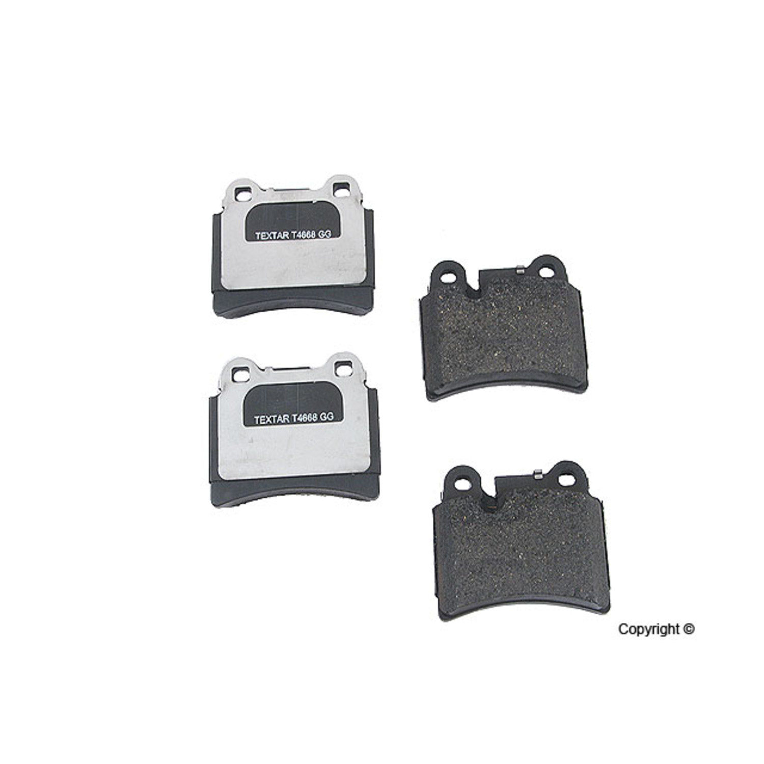 High-quality brake pad set for reliable braking performance