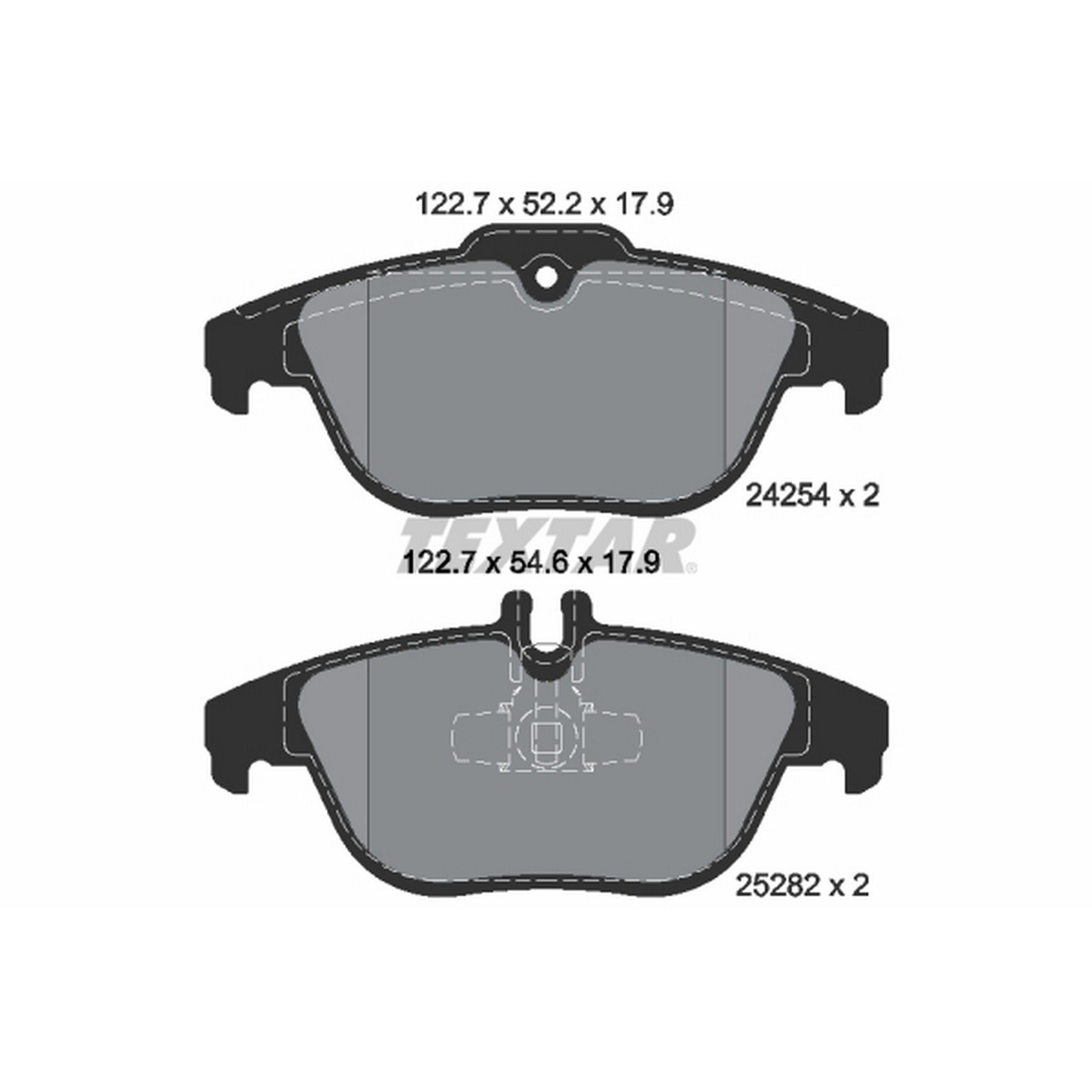 High-quality brake pad set for reliable braking performance