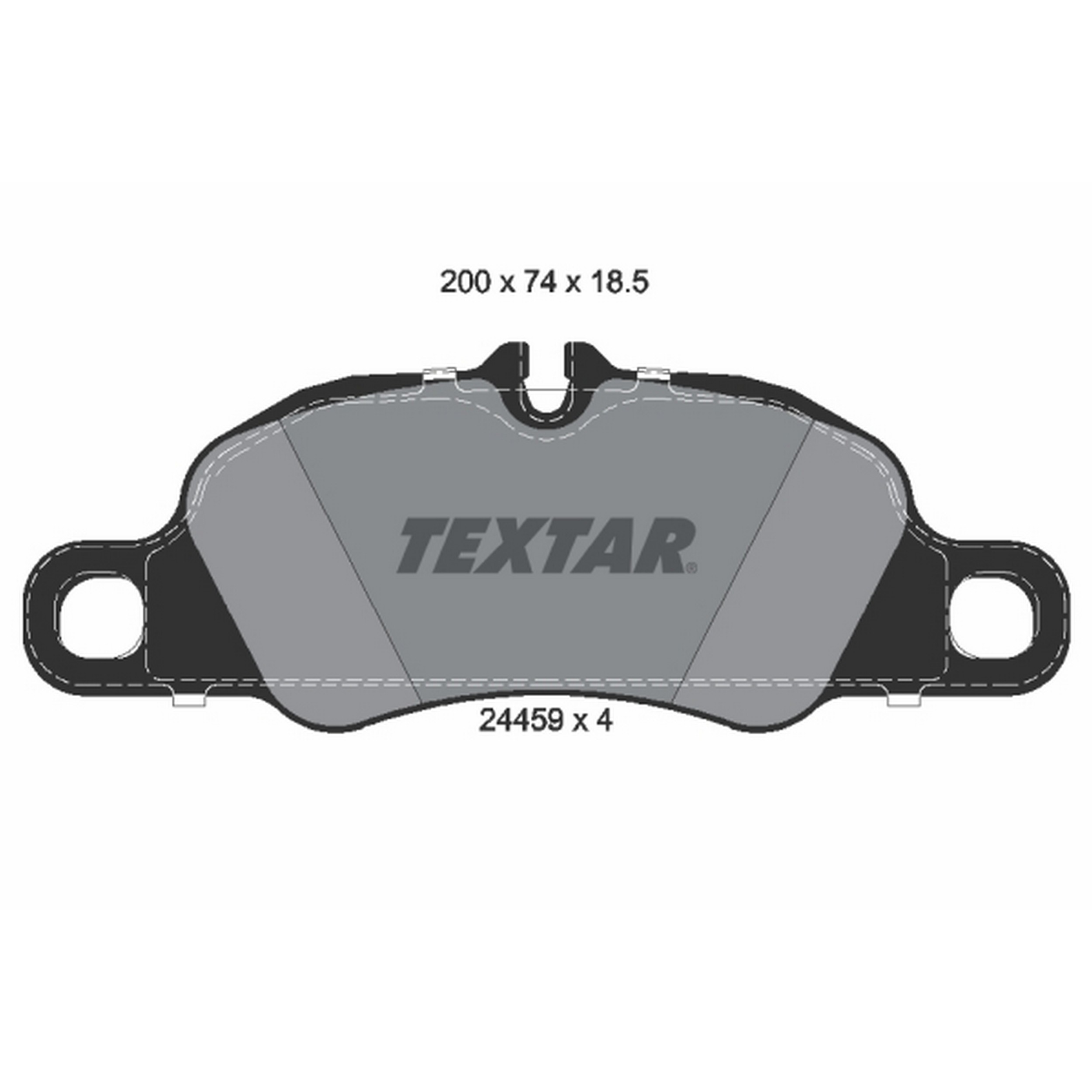 High-quality brake pad set for reliable braking performance