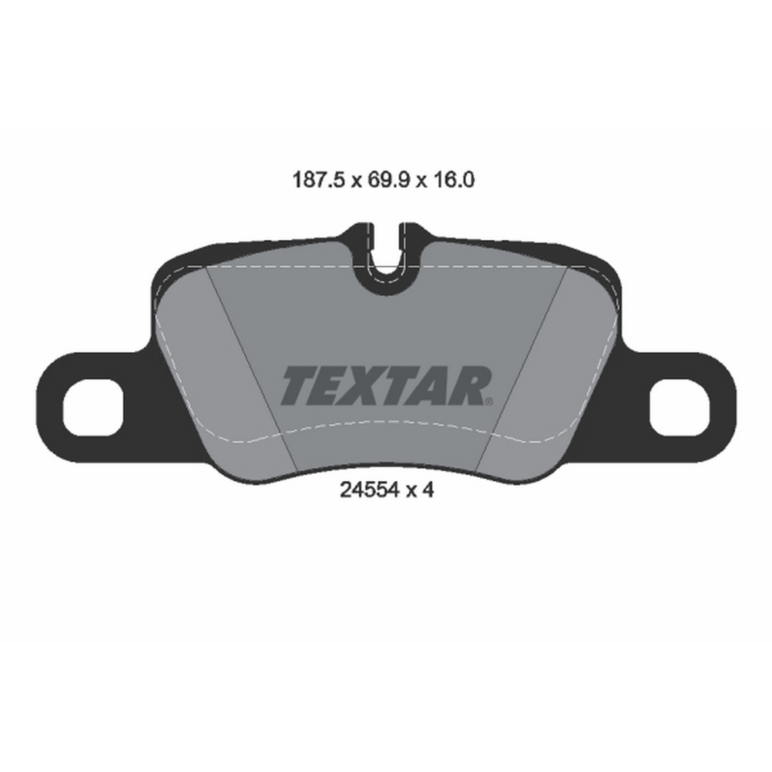 High-quality brake pad set for reliable braking performance
