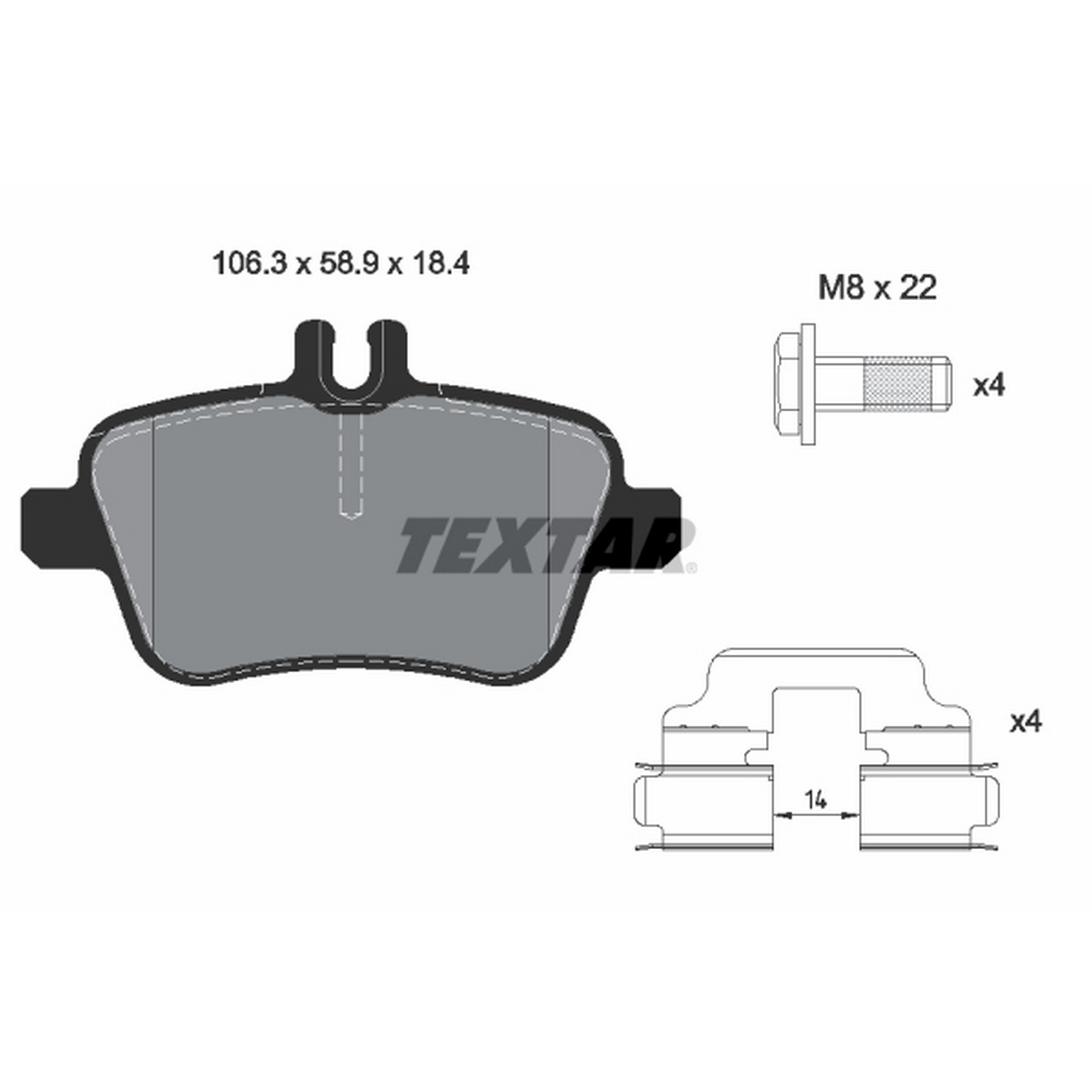 High-quality brake pad set for reliable braking performance
