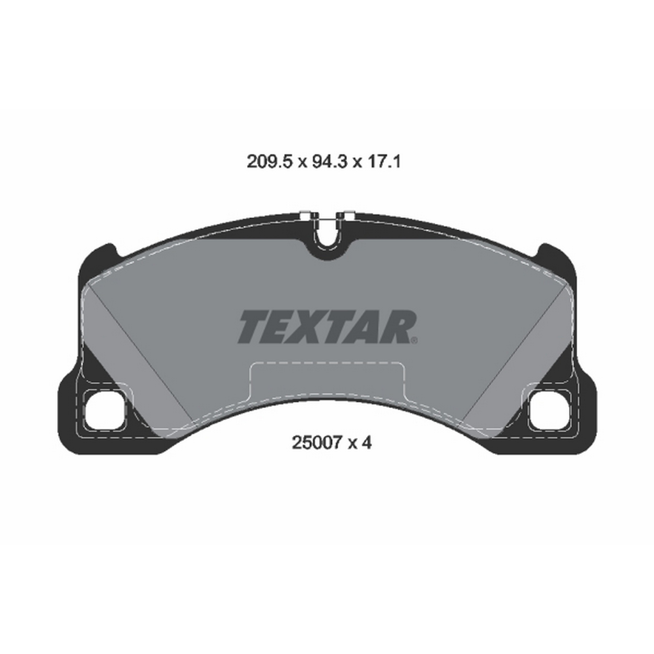 High-quality brake pad set for reliable braking performance