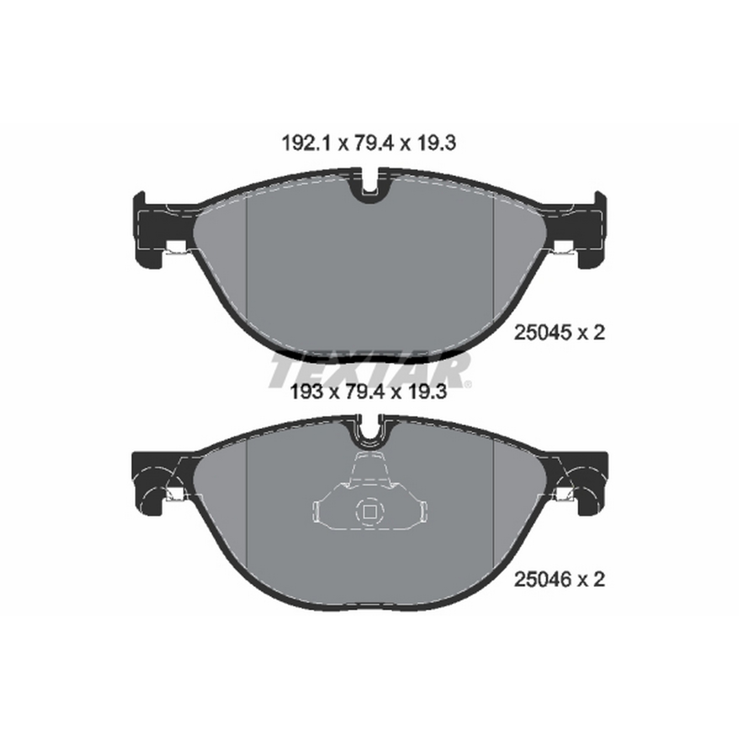 High-quality brake pad set for reliable braking performance
