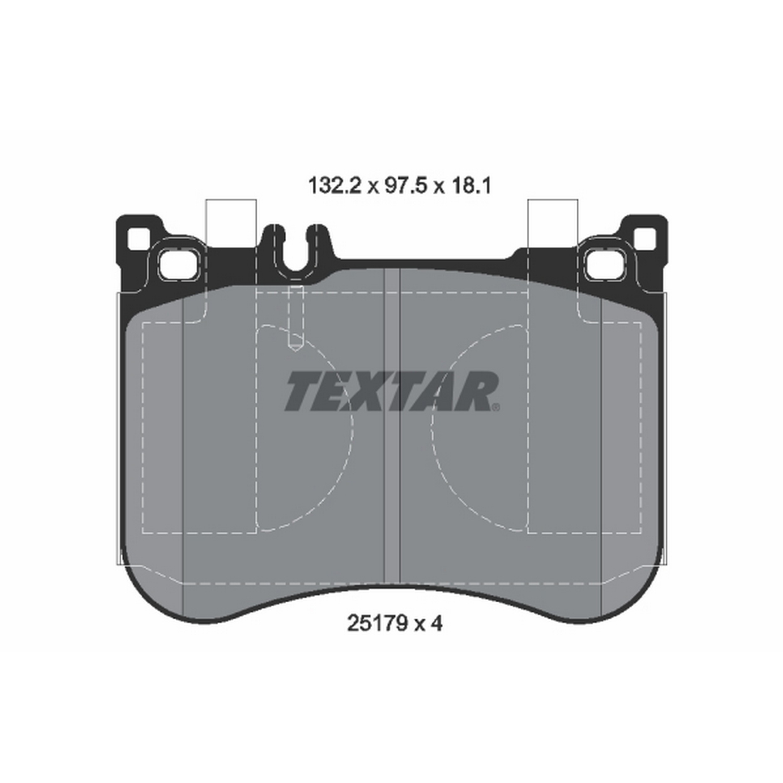 High-quality brake pad set for reliable braking performance