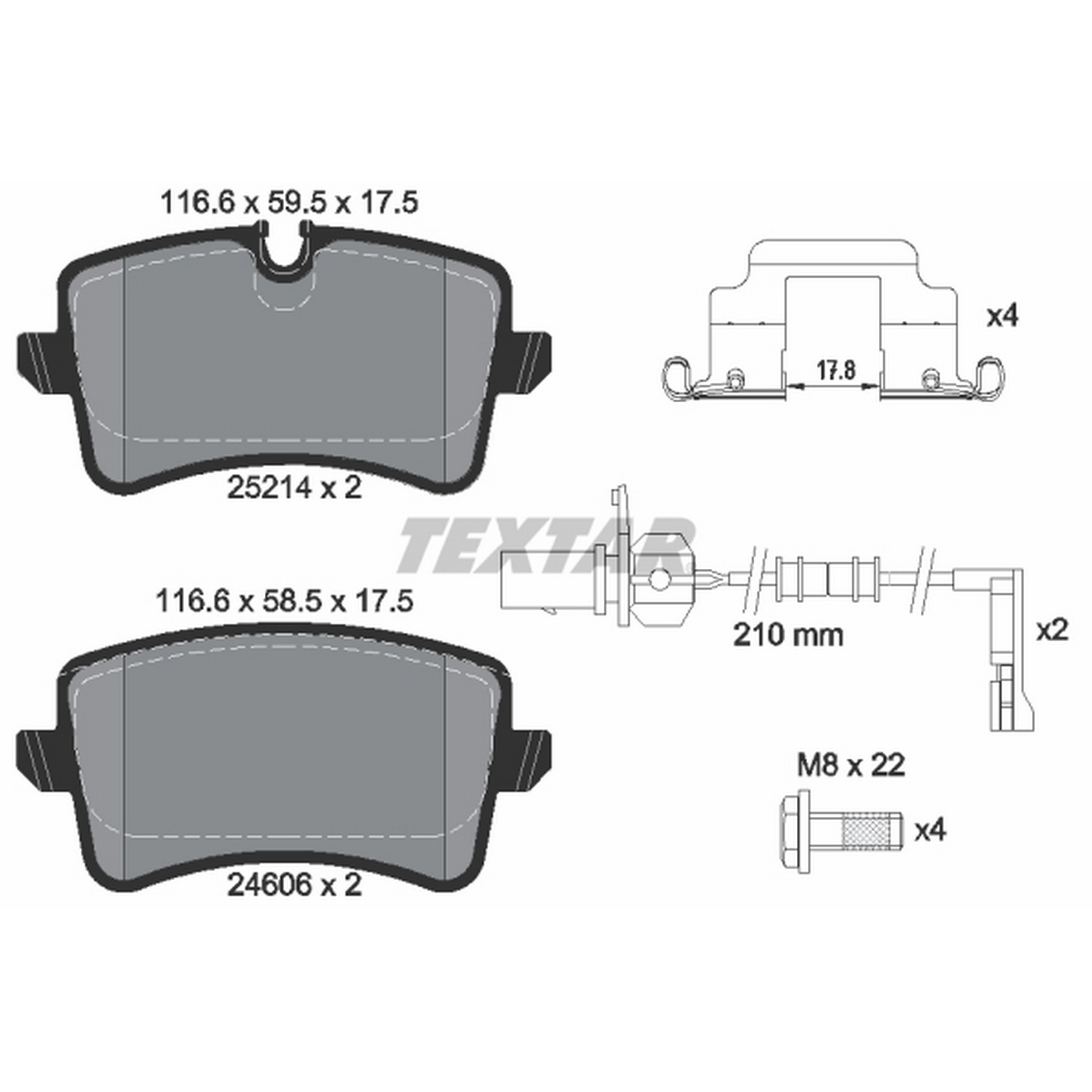High-quality brake pad set for reliable braking performance