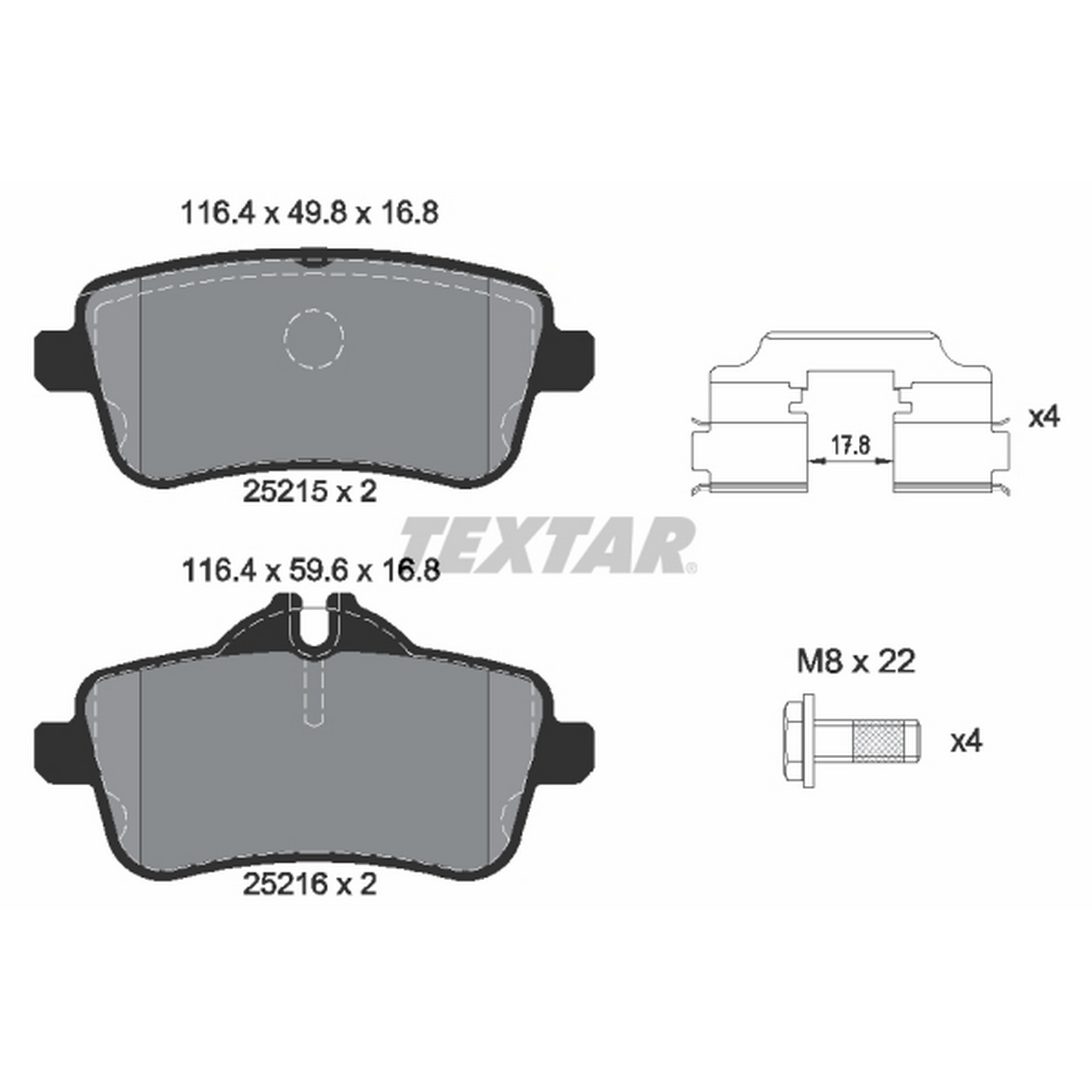 High-quality brake pad set for reliable braking performance