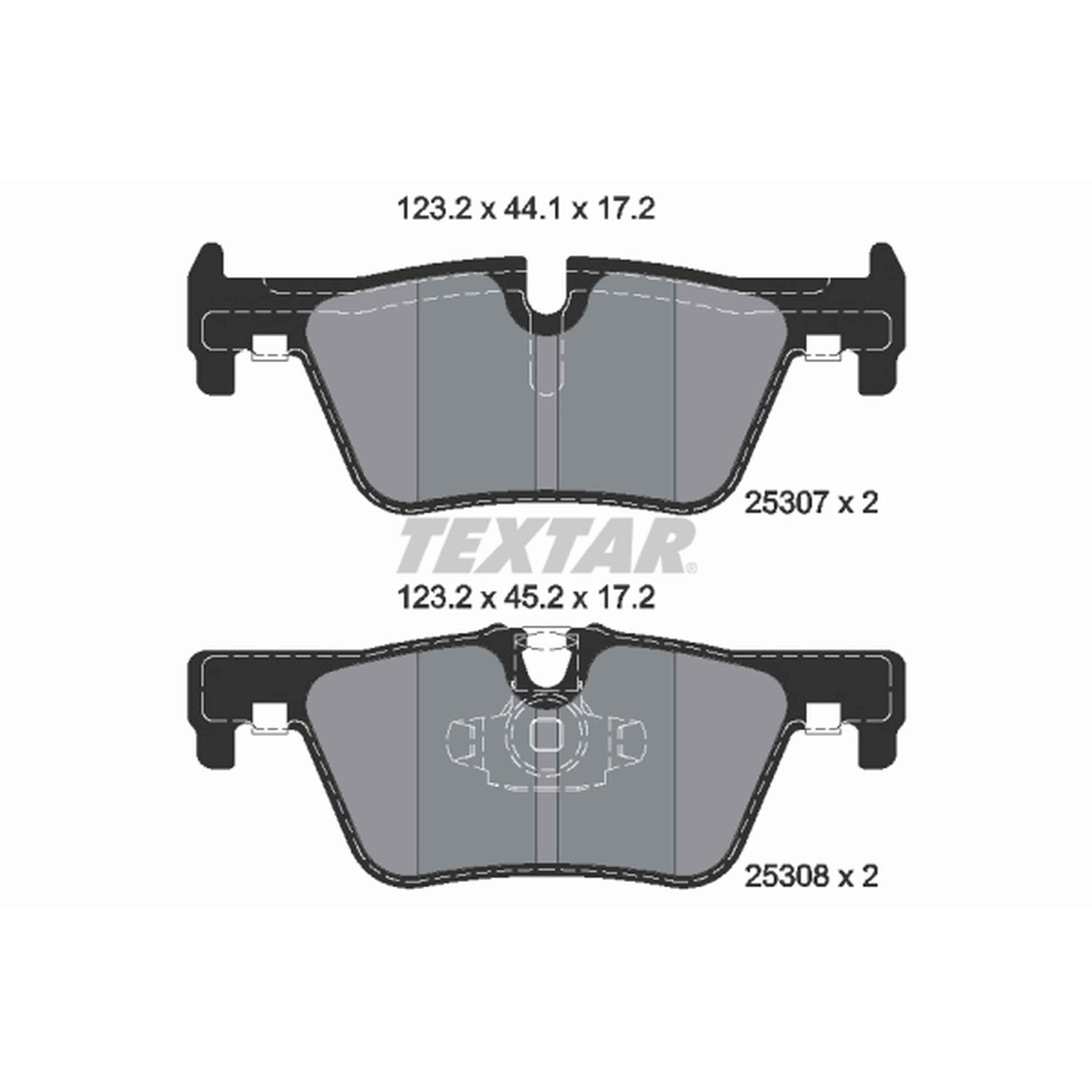 High-quality brake pad set for reliable braking performance