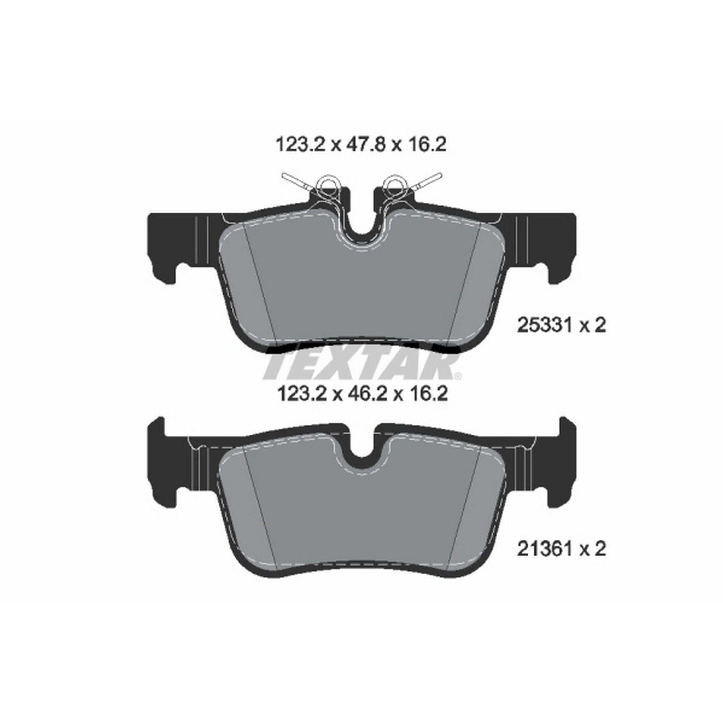 High-quality brake pad set for reliable braking performance