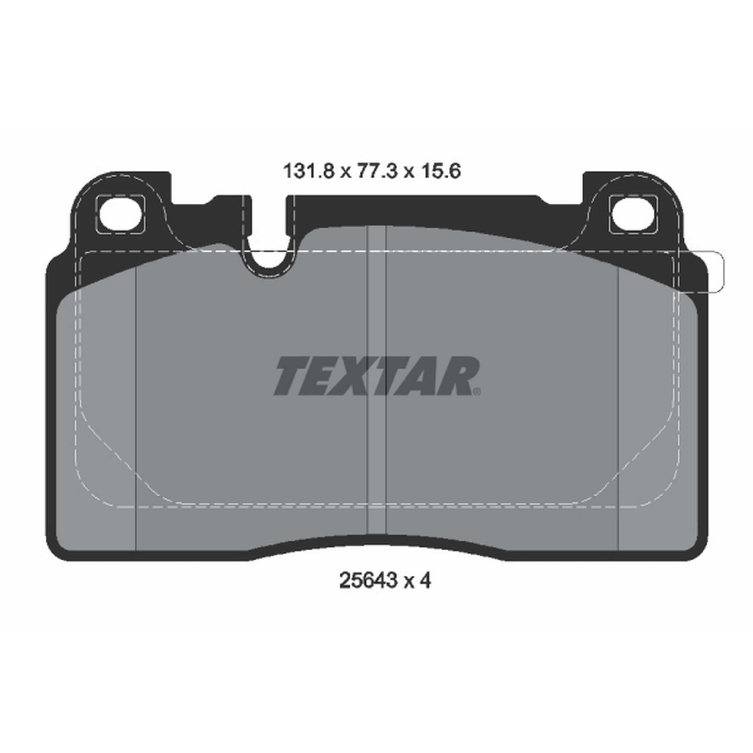 High-quality brake pad set for reliable braking performance