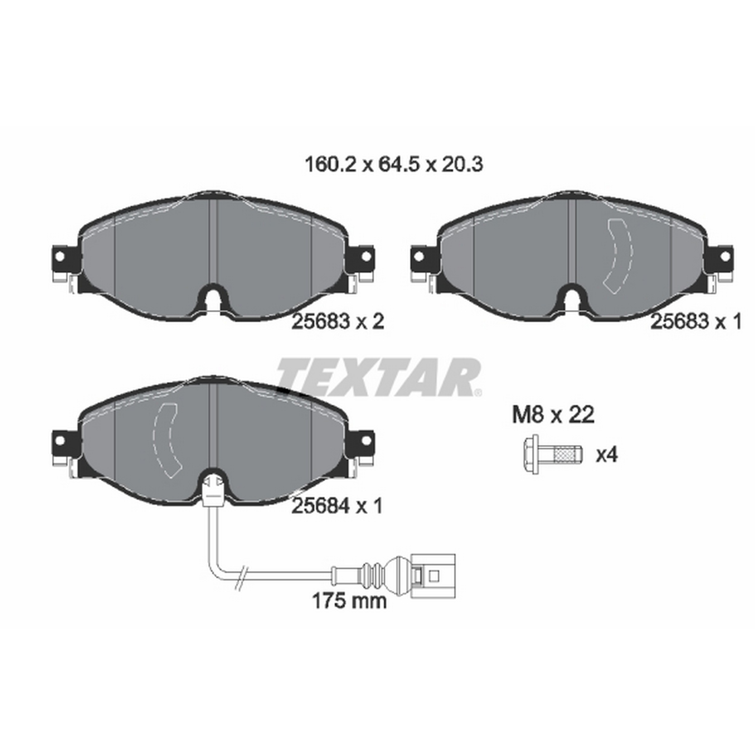 High-quality brake pad set for reliable braking performance