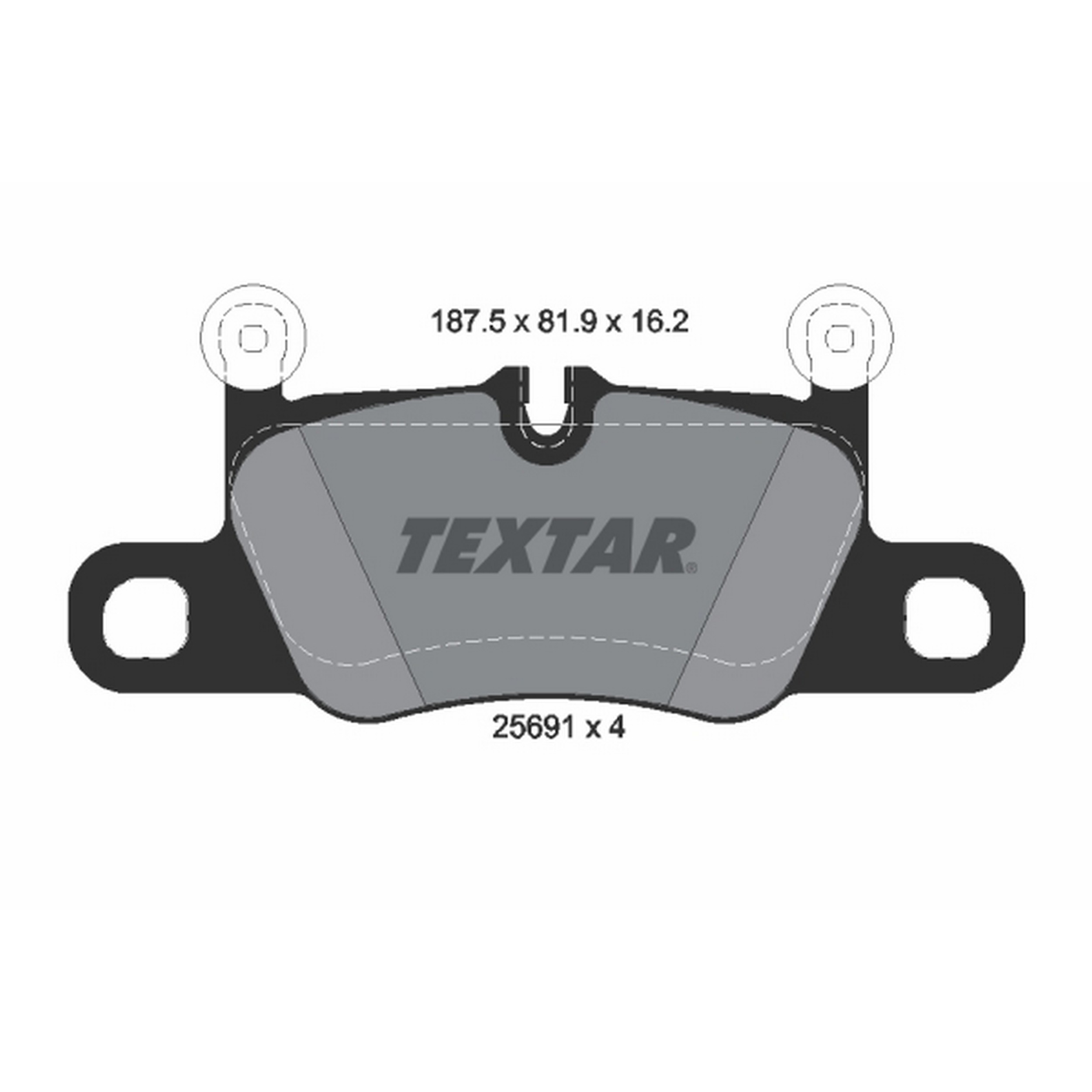 High-quality brake pad set for reliable braking performance