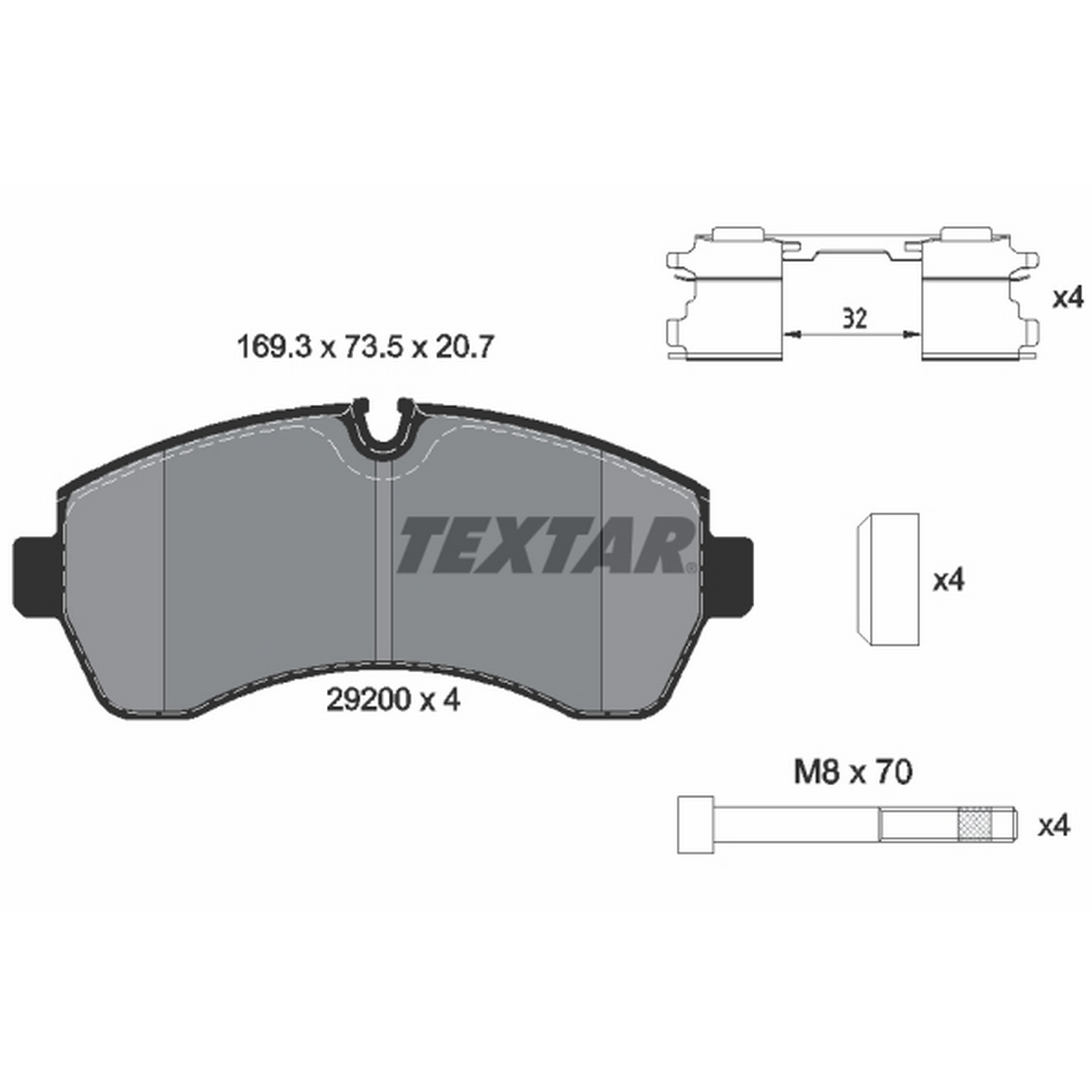 BRAKE PAD SET