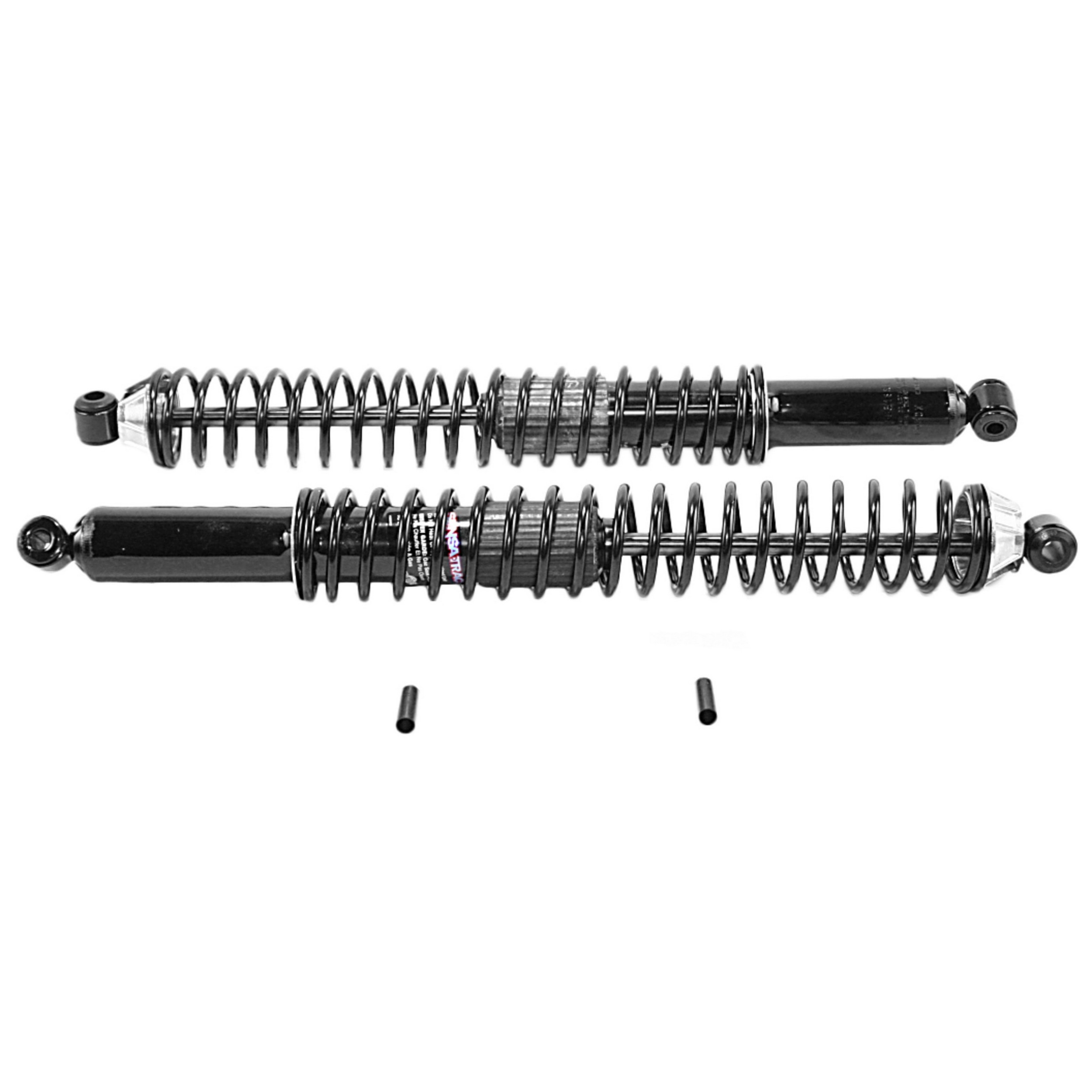 Load Adjusting Rear Suspension Shock Absorber and Coil Spring Assembly Pack of 2